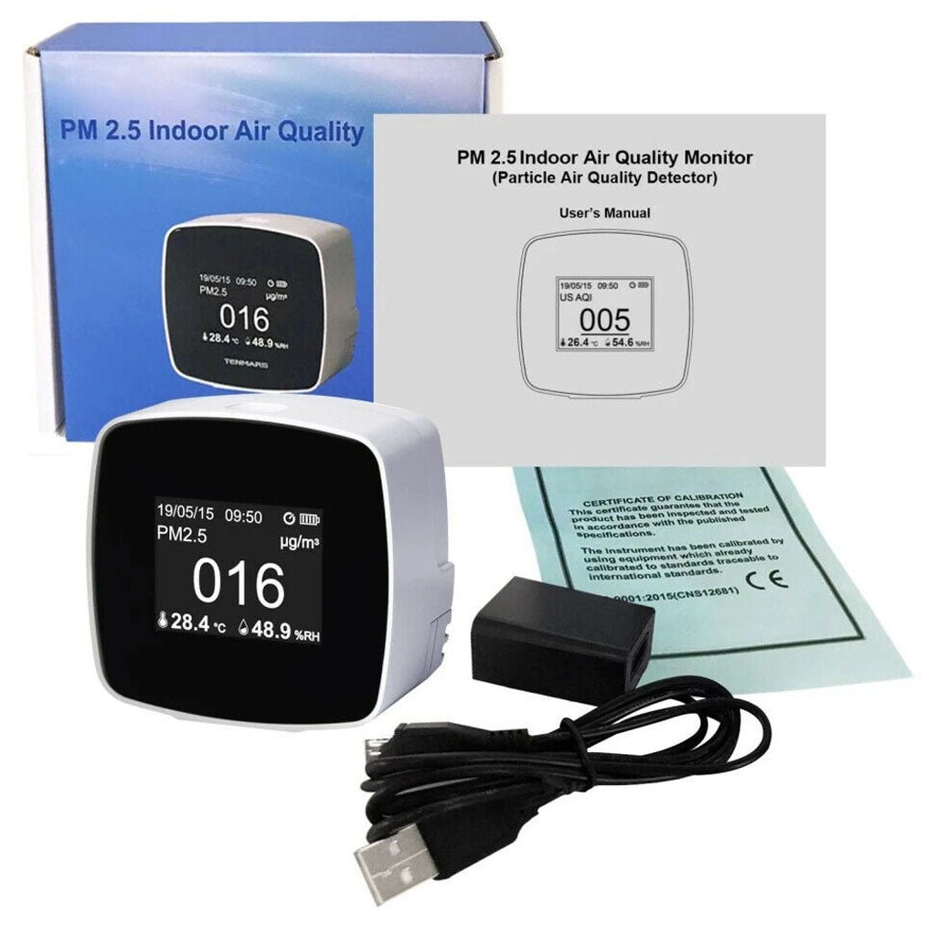 Digital PM 2.5 Hygrometer & Thermometer w/ IAQ Monitor - Randy's LLC