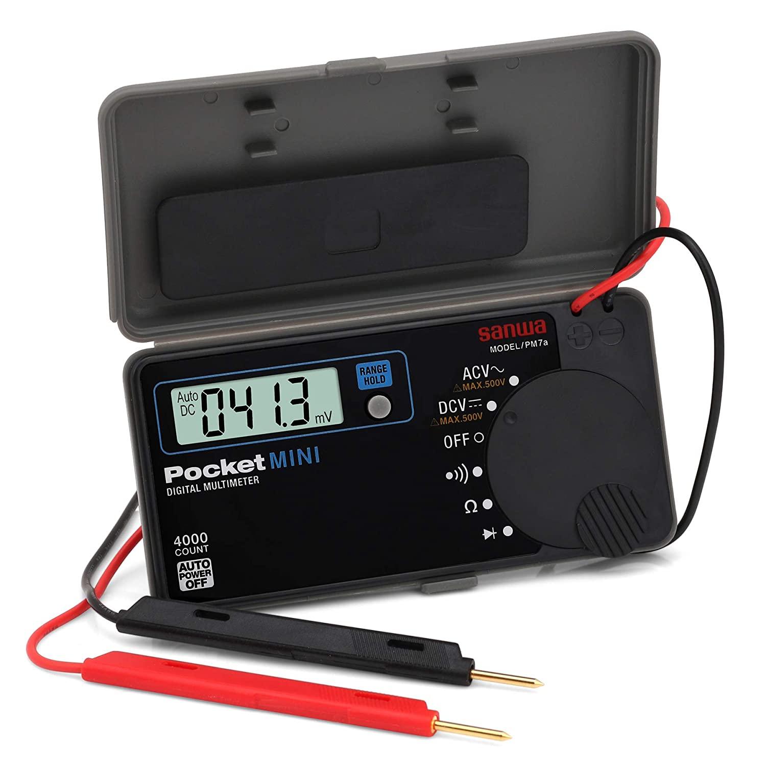PM7a Pocket Size Digital Multimeter w/ Built-In Case - Randy's LLC