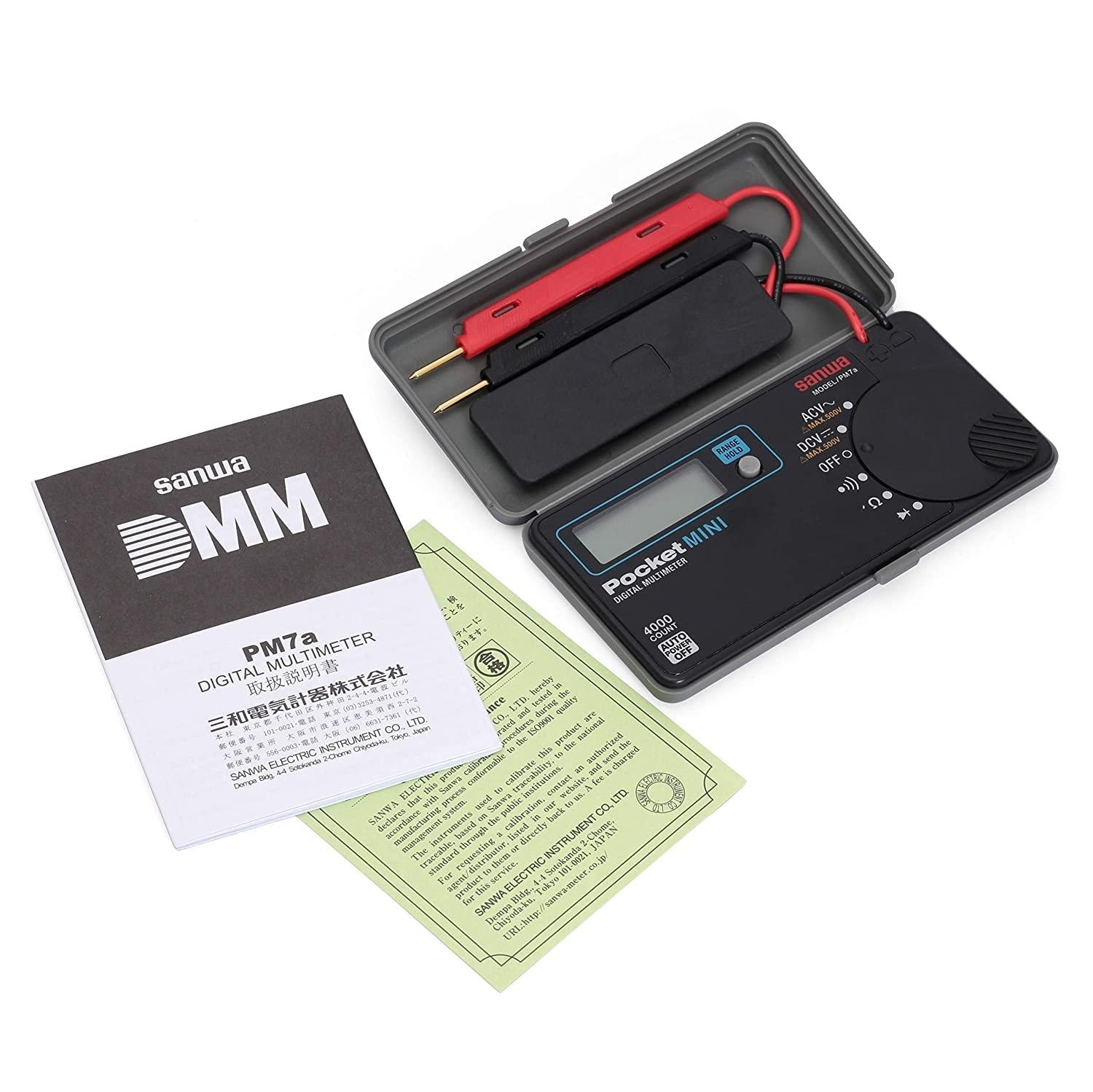 PM7a Pocket Size Digital Multimeter w/ Built-In Case - Randy's LLC