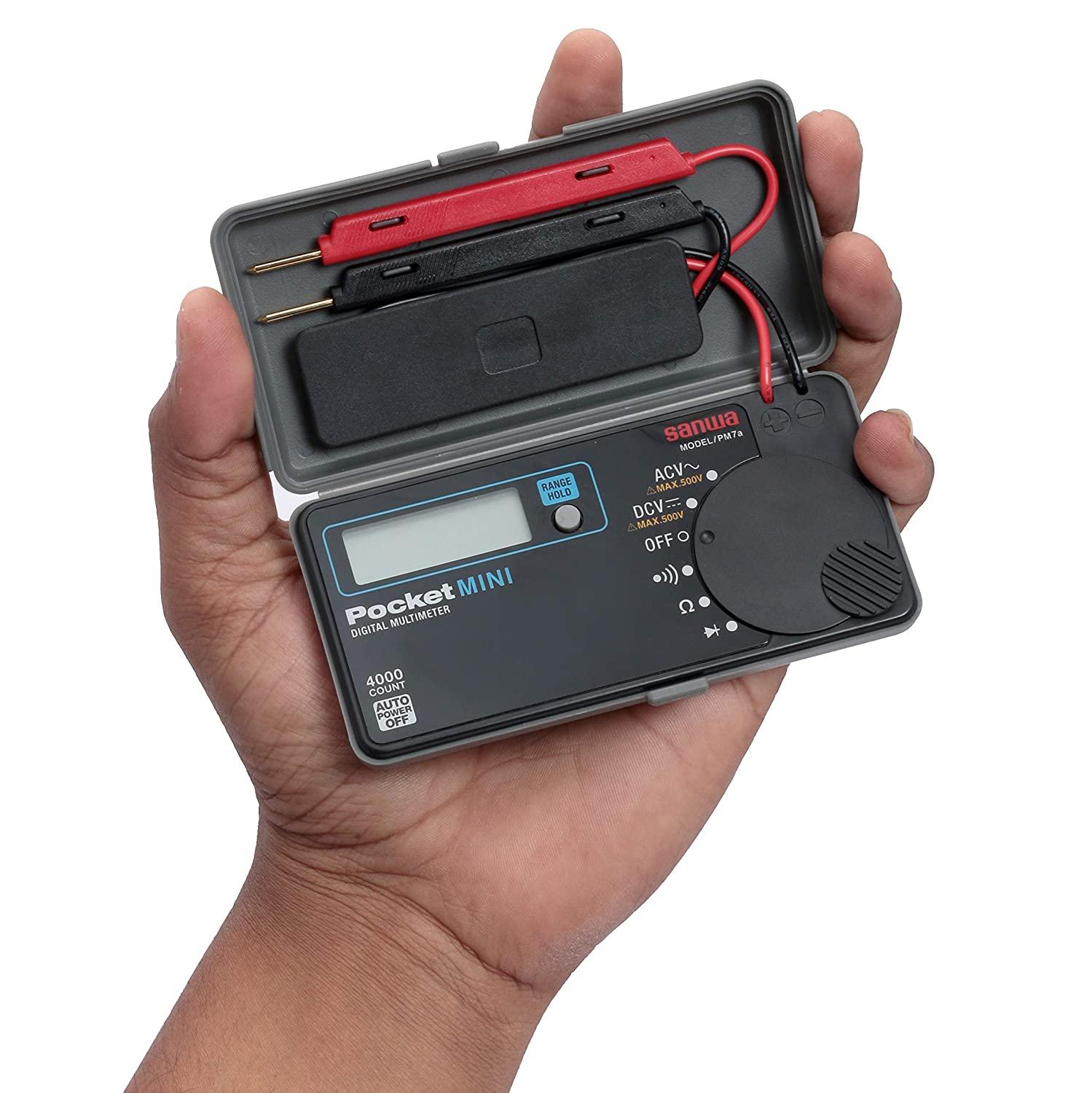 PM7a Pocket Size Digital Multimeter w/ Built-In Case - Randy's LLC