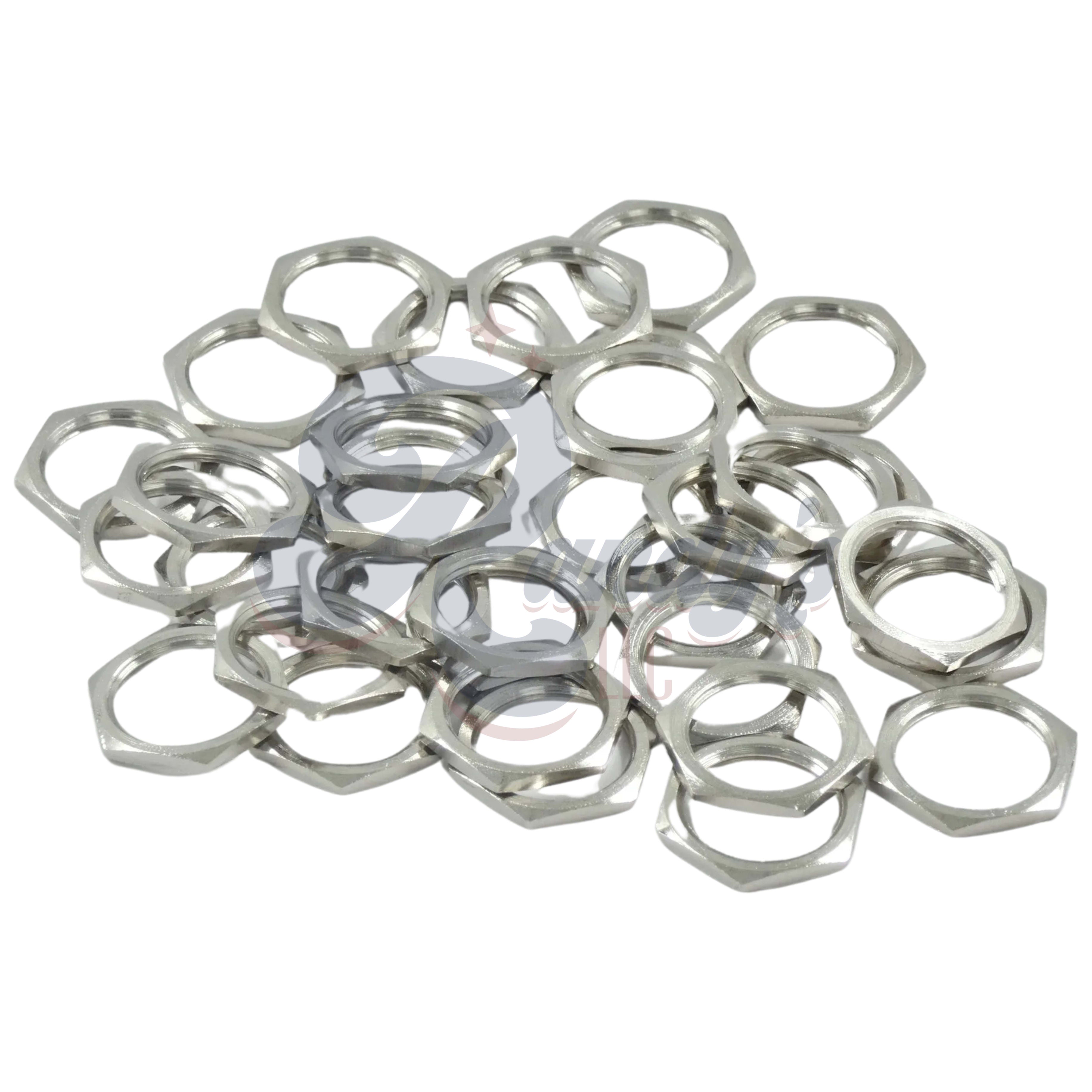 Switchcraft Acoustic End Pin / Strap Button Input Jack Nuts (4-Pack) - Fits Gibson® - Randy's LLC