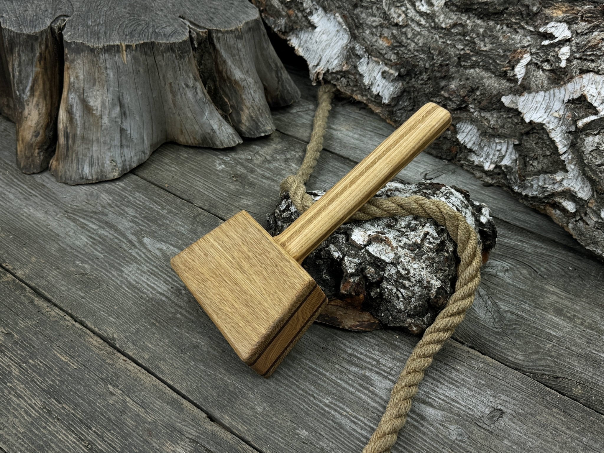 Quiet 23 oz Wooden Mallet (Mallet Tool) - Randy's LLC