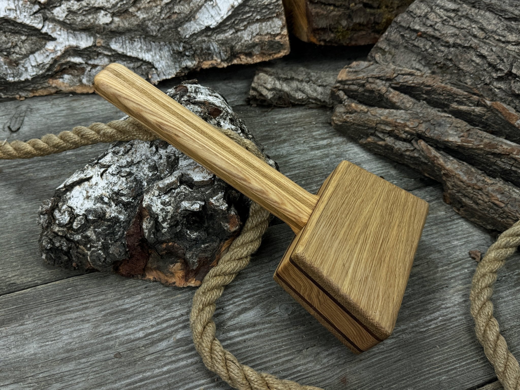 Quiet 23 oz Wooden Mallet (Mallet Tool) - Randy's LLC