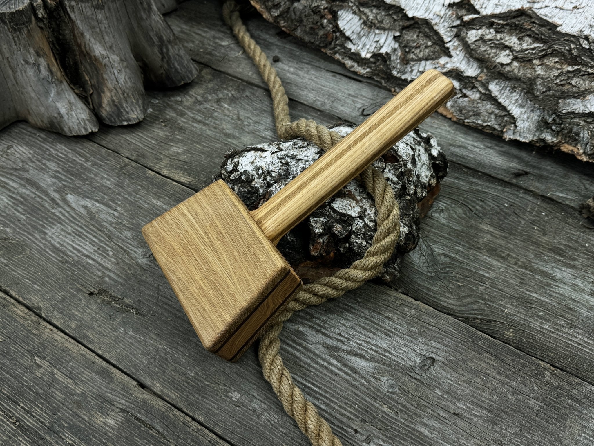 Quiet 23 oz Wooden Mallet (Mallet Tool) - Randy's LLC