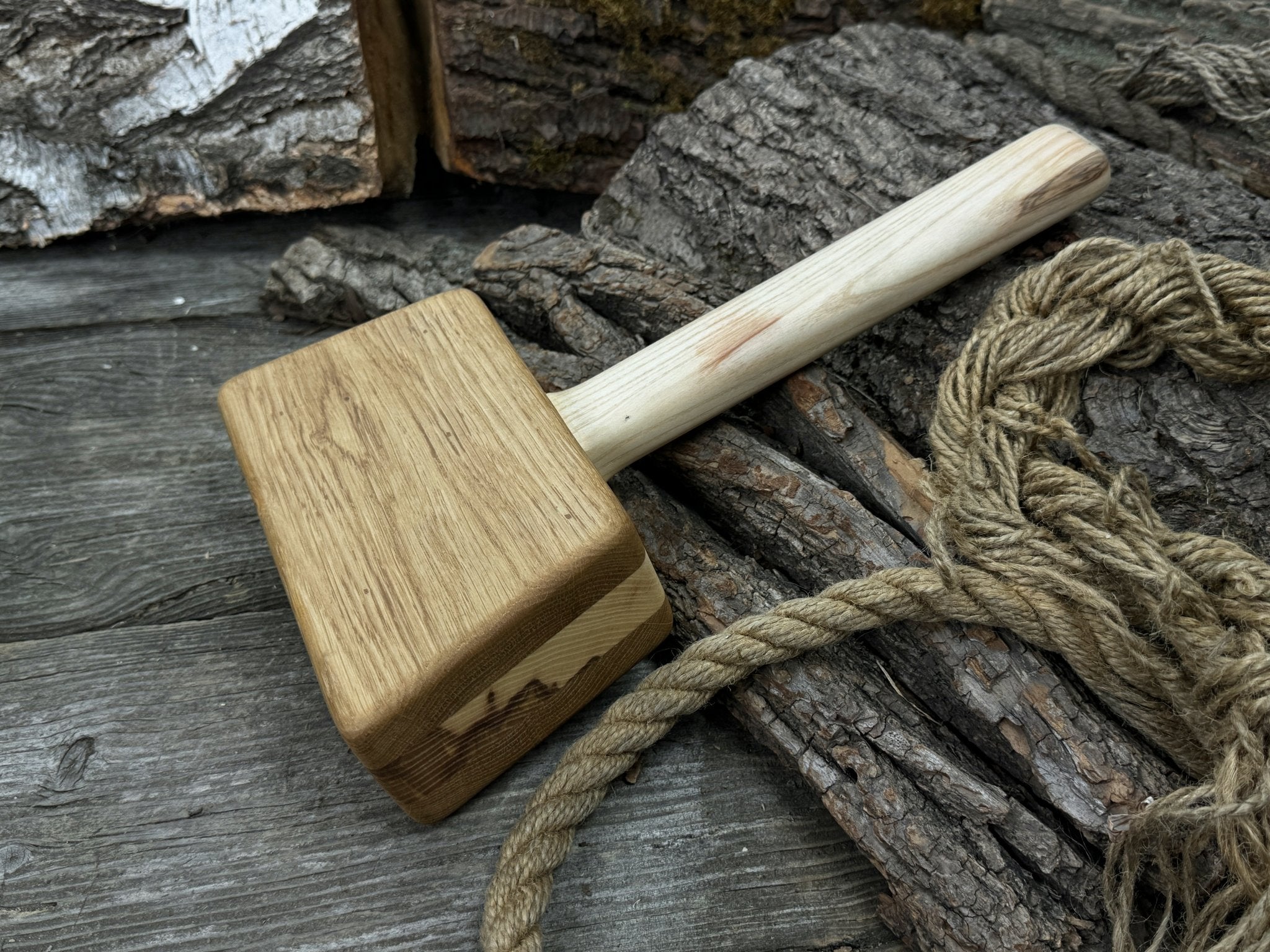 Quiet 35 oz Wooden Mallet (Mallet Tool) - Randy's LLC