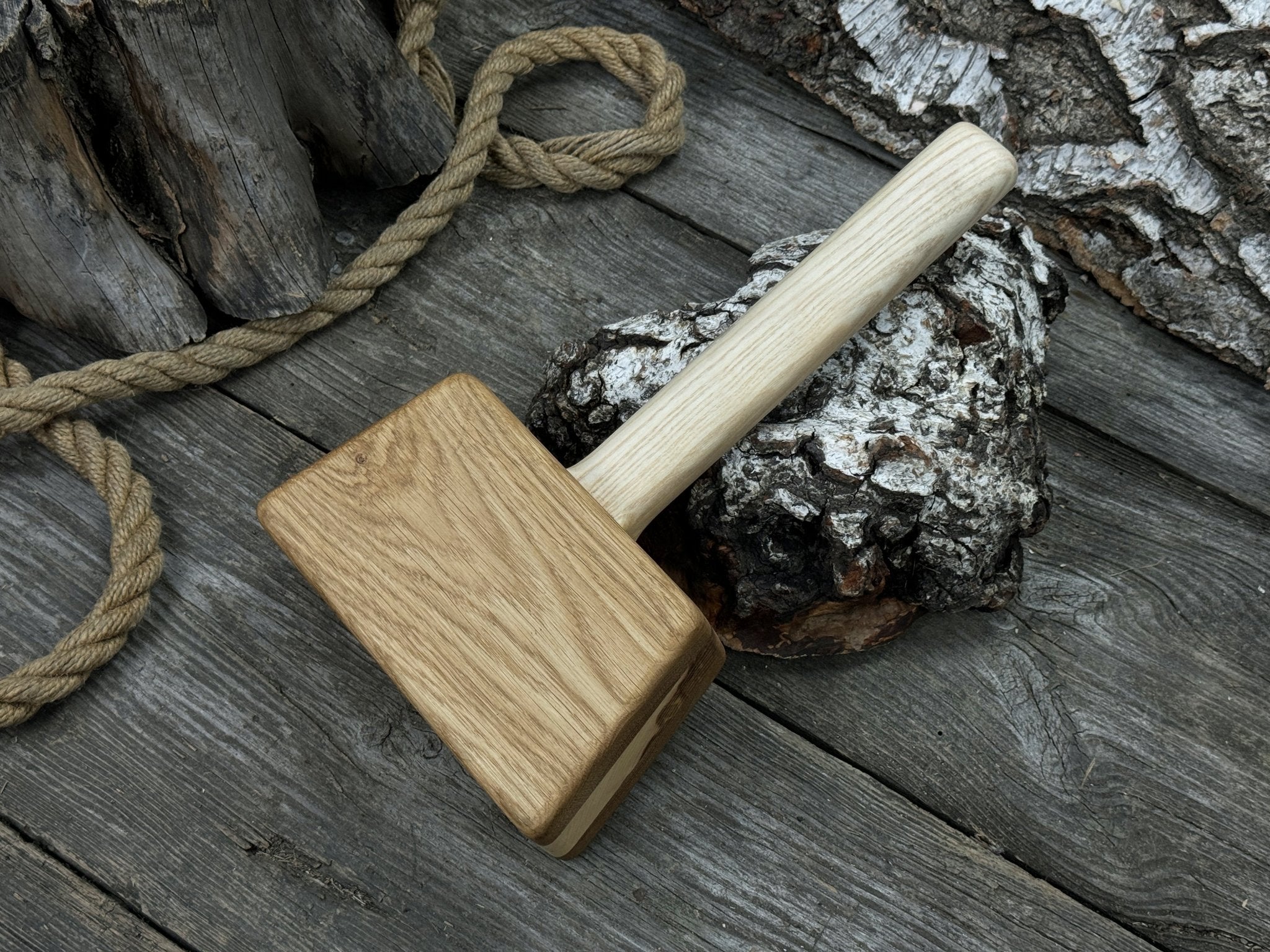 Quiet 35 oz Wooden Mallet (Mallet Tool) - Randy's LLC
