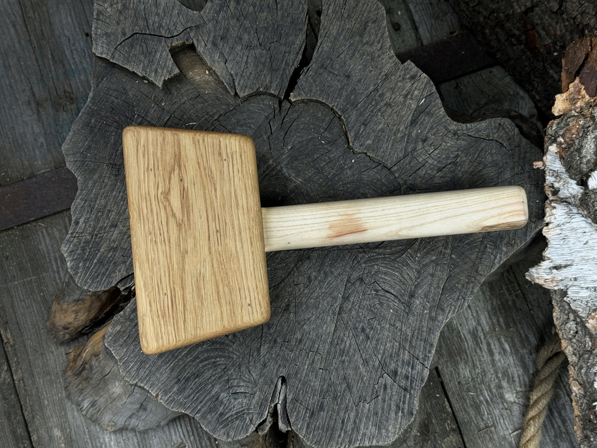 Quiet 35 oz Wooden Mallet (Mallet Tool) - Randy's LLC
