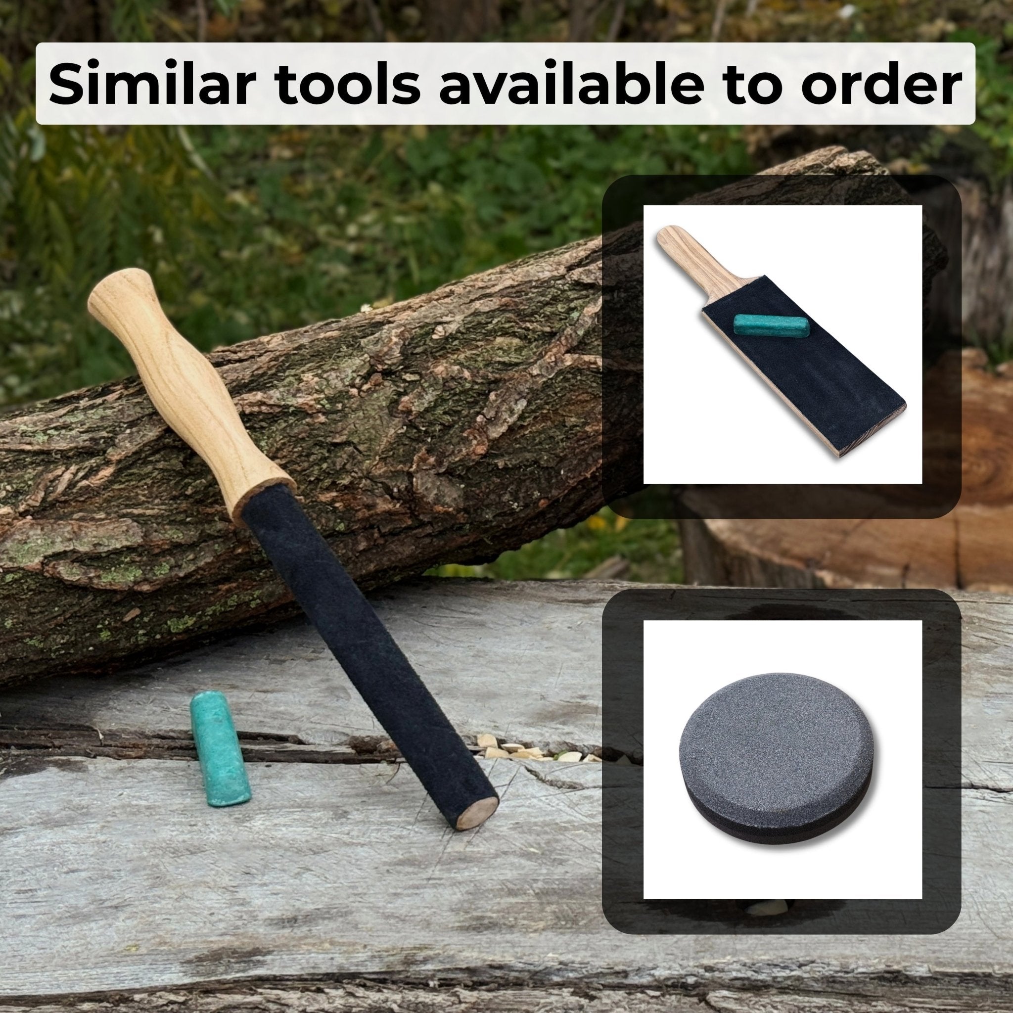 Round Leather Strop For Knife Sharpening - Randy's LLC