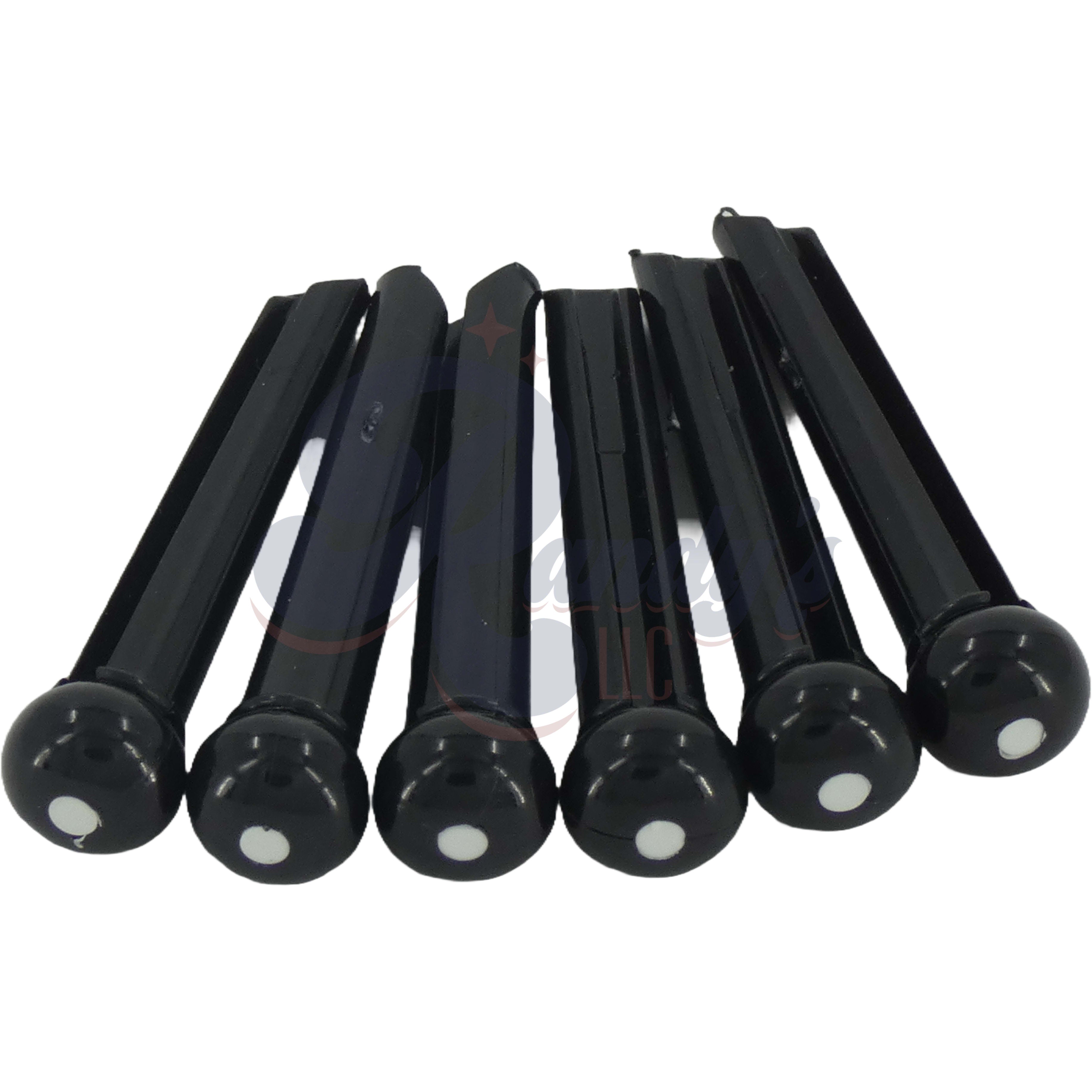 Grover Acoustic Guitar Bridge Pins w/ Dot (6-Pack) - Fits Gibson® - Randy's LLC