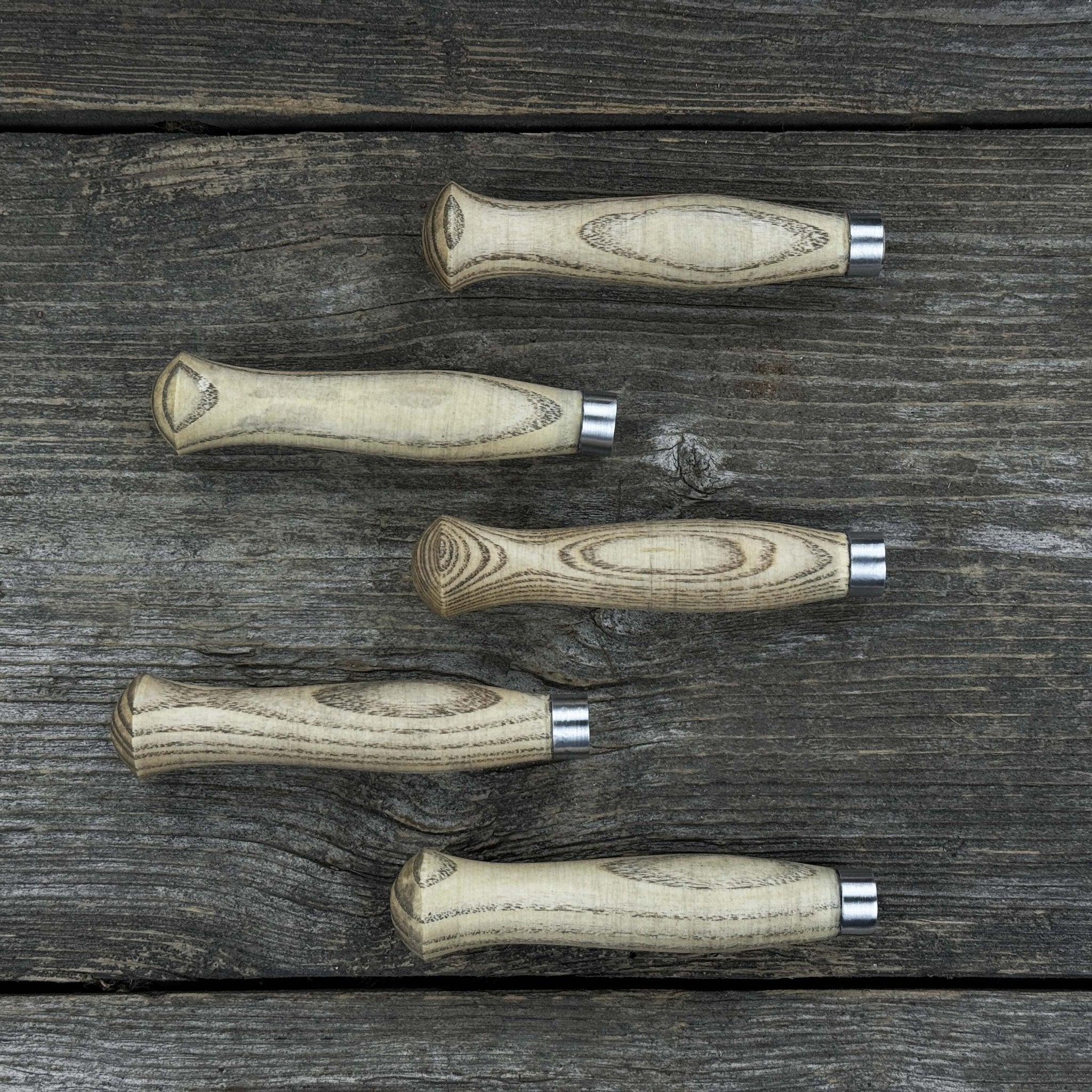 Set of 5 Ash Handles – Ideal for Carving Knives & Hand Tool Repair - Randy's LLC