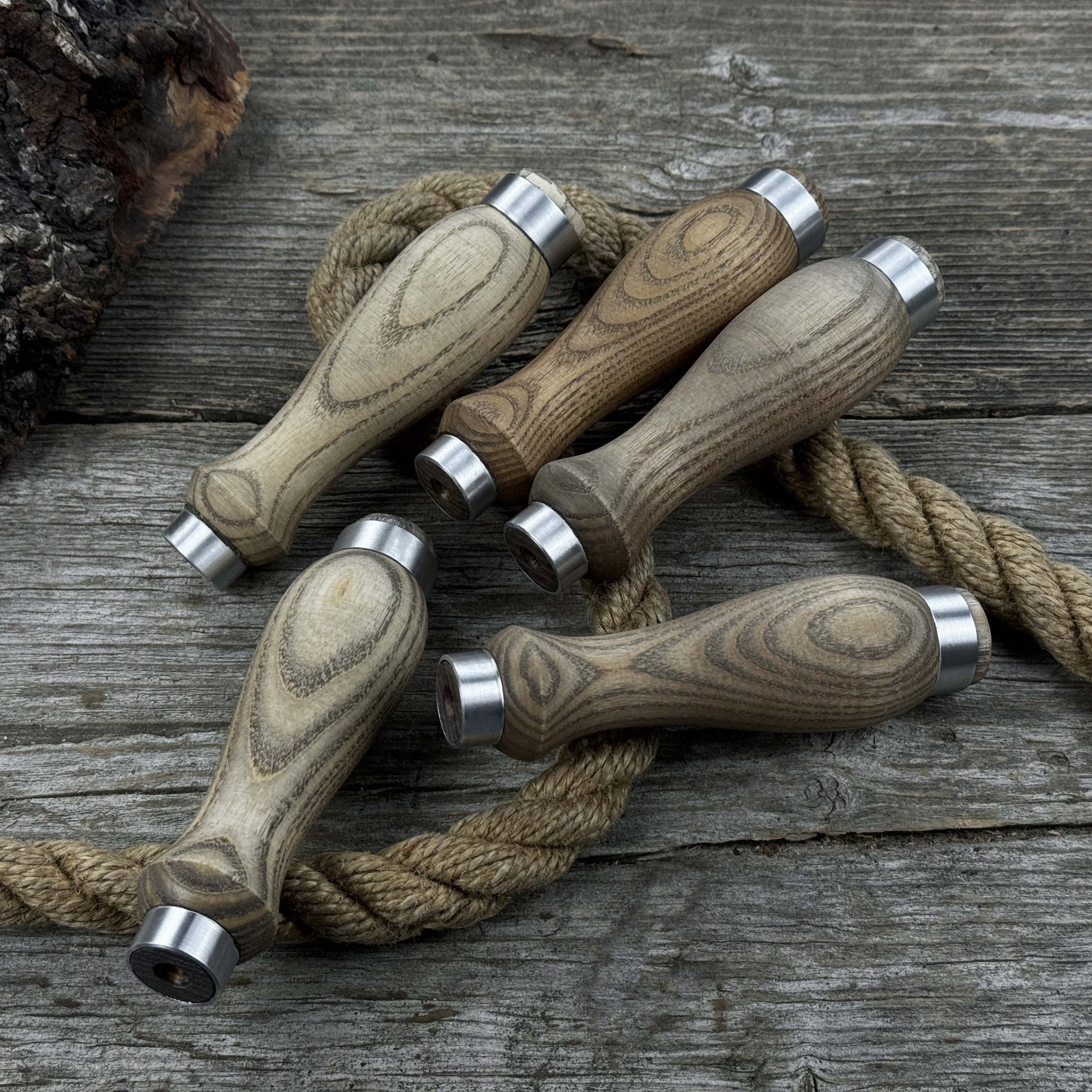 Set of 5 Ash Wood Replacement Handles - Randy's LLC