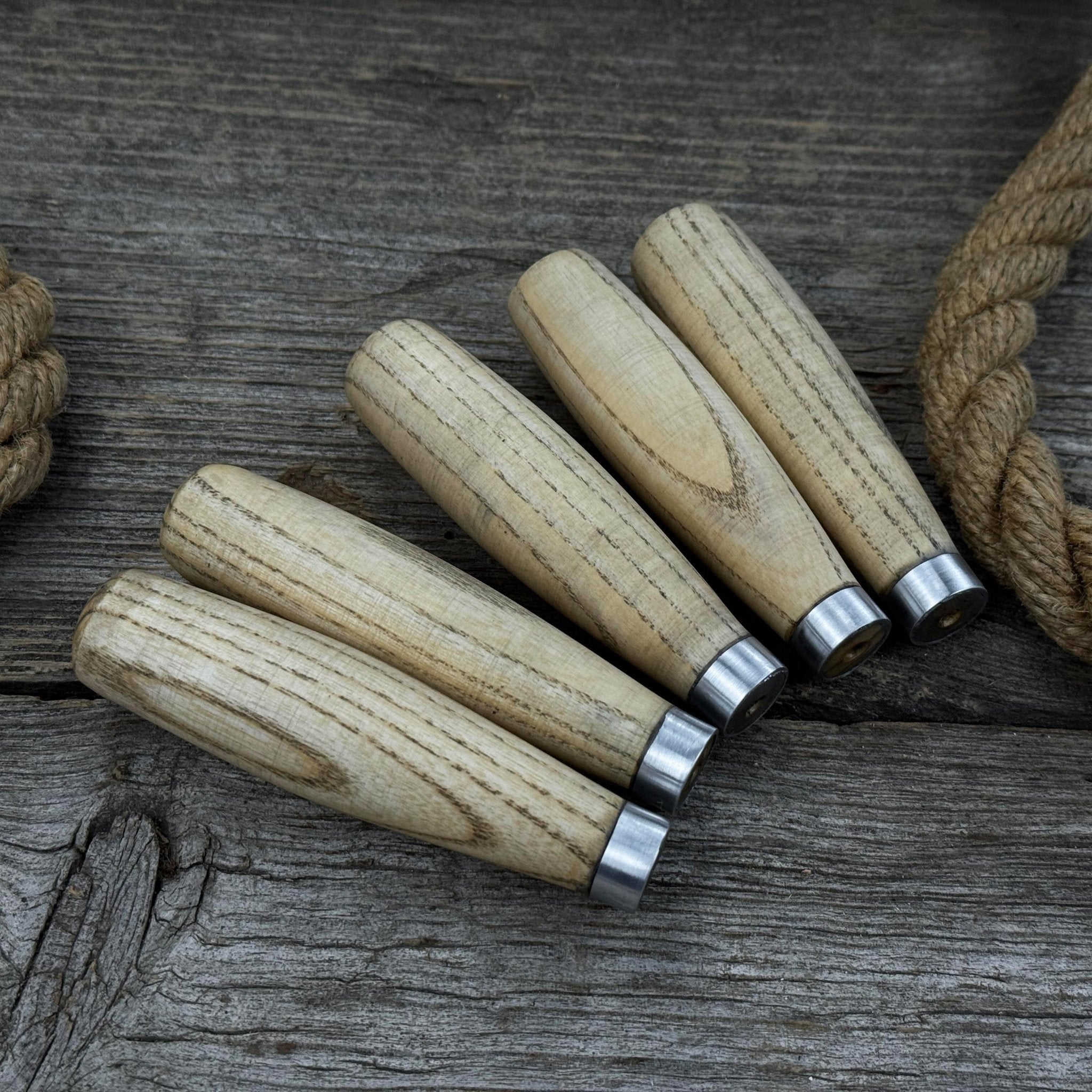 Set of 5 Compact Ash Wood Handles - Randy's LLC