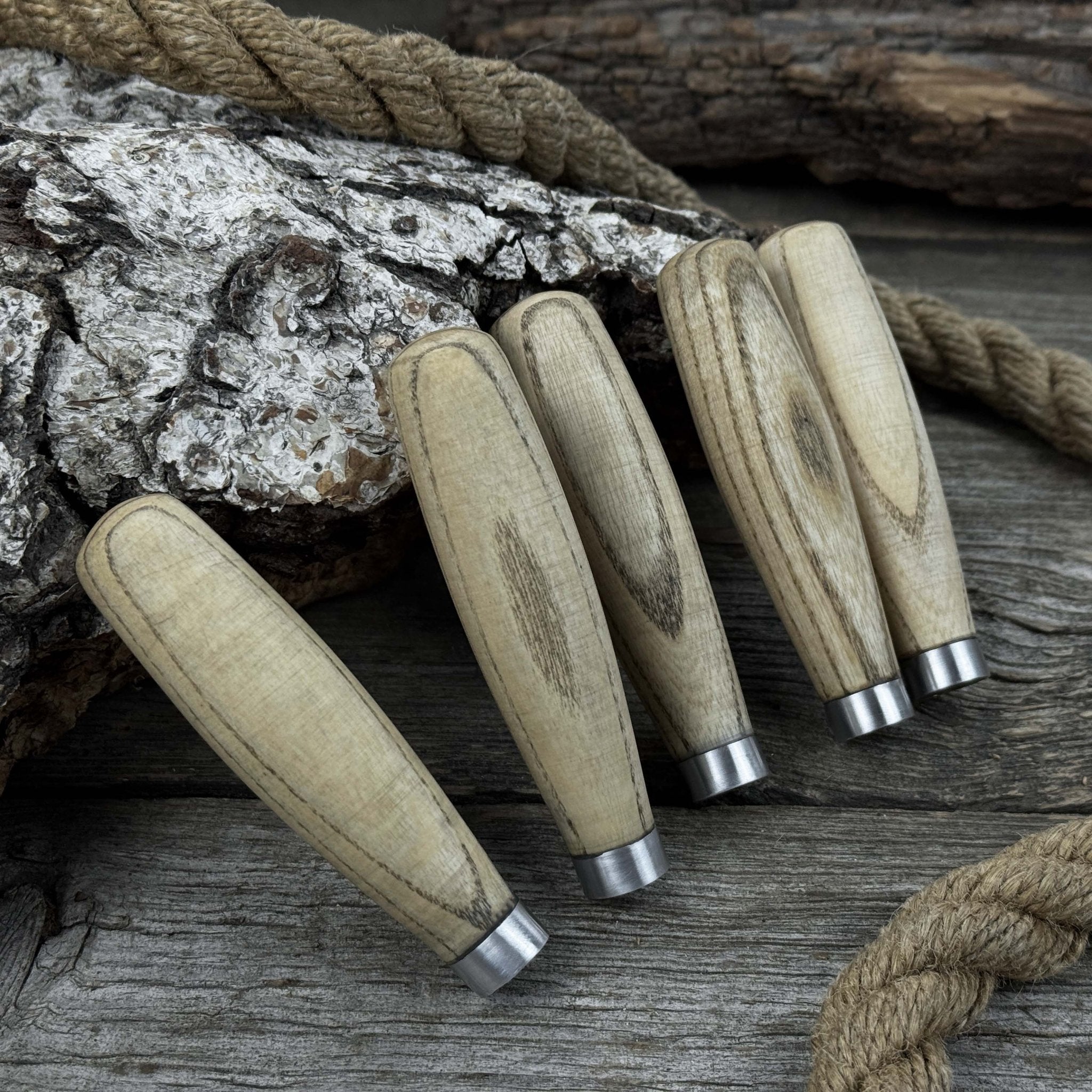 Set of 5 Compact Ash Wood Handles - Randy's LLC