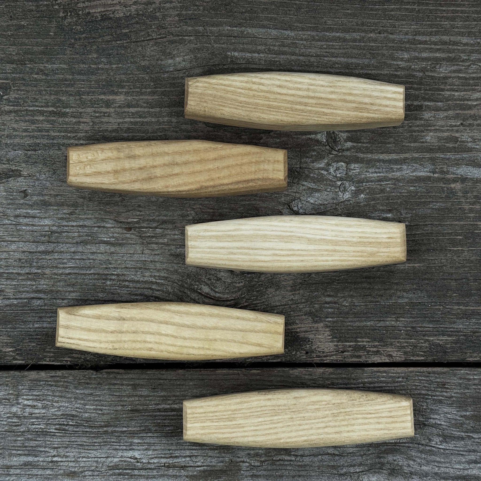 Set of 5 Replacement Wooden Handles for Knives and Drawknives - Randy's LLC
