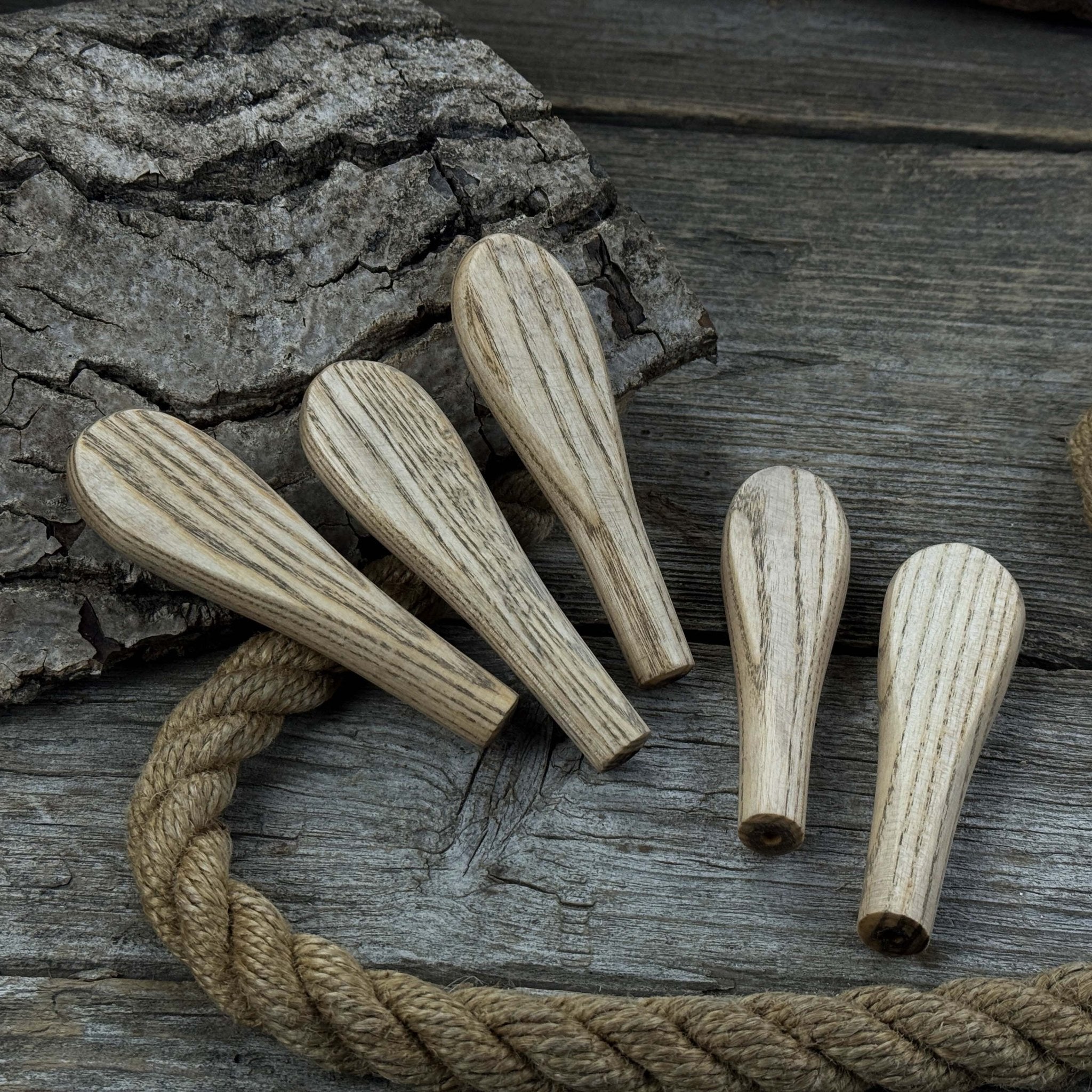 Set of 5 Universal Ash Wood Handles - Randy's LLC
