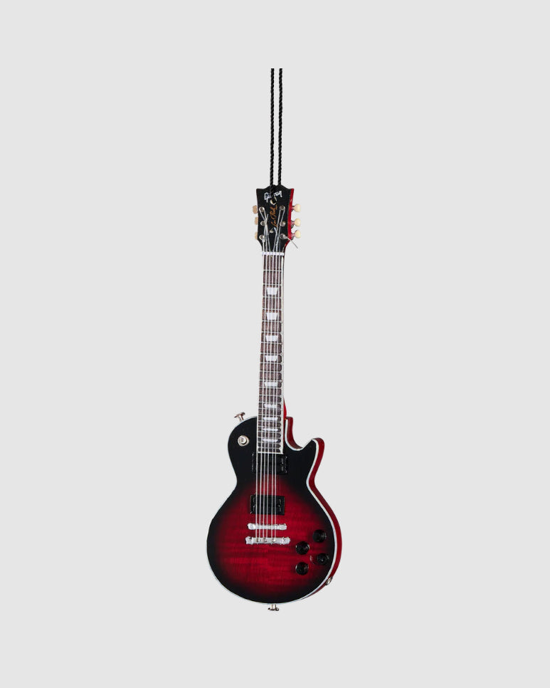 6" Gibson® Les Paul™ Standard Slash Vermillion Burst Guitar Holiday Ornament - Randy's LLC
