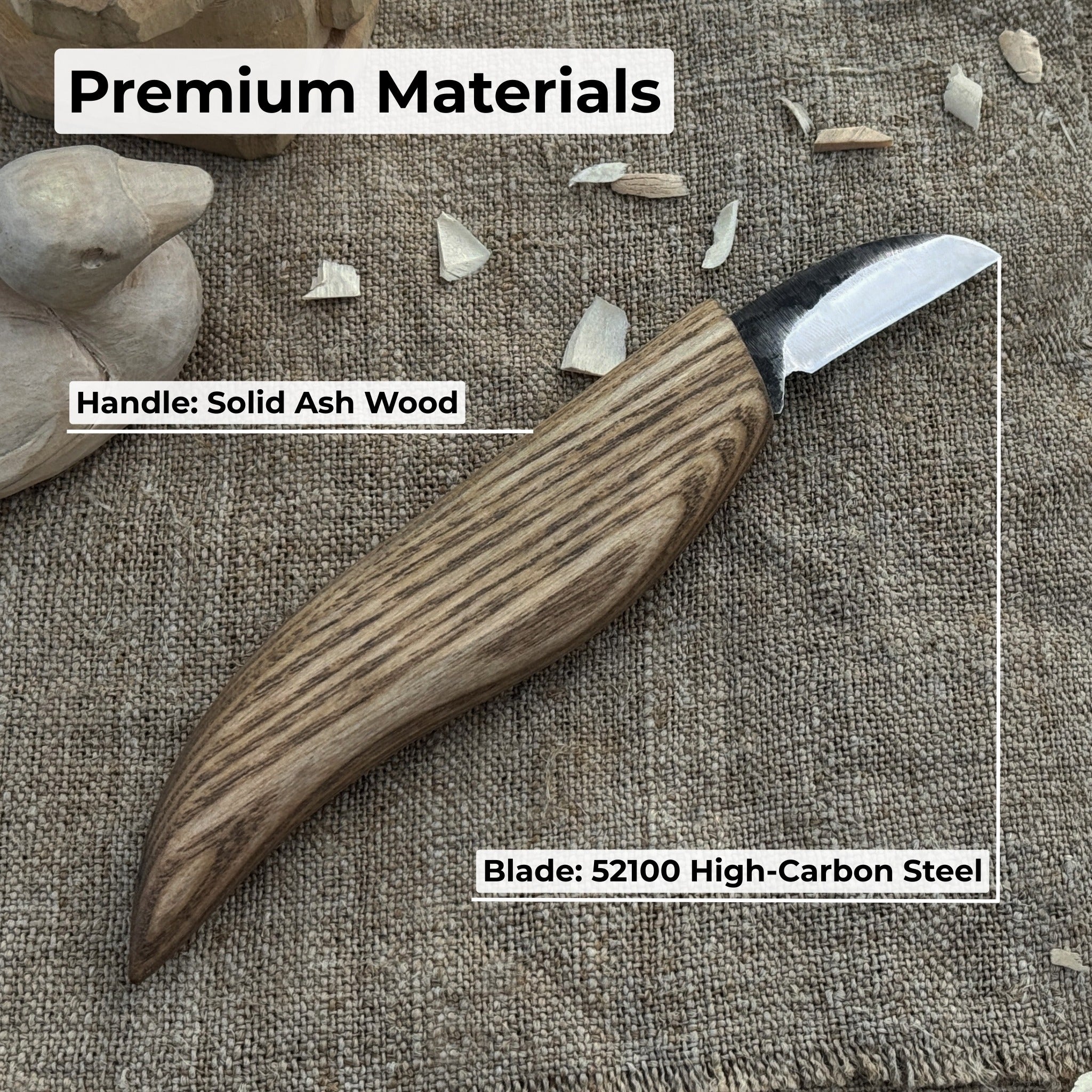 Small Chip Carving Knife, 3 cm (1.2 inches) - Randy's LLC