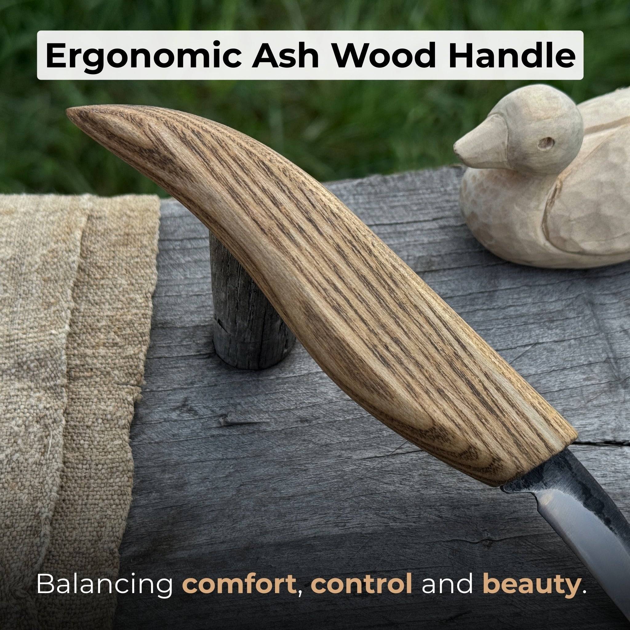 Small Chip Carving Knife, 3 cm (1.2 inches) - Randy's LLC