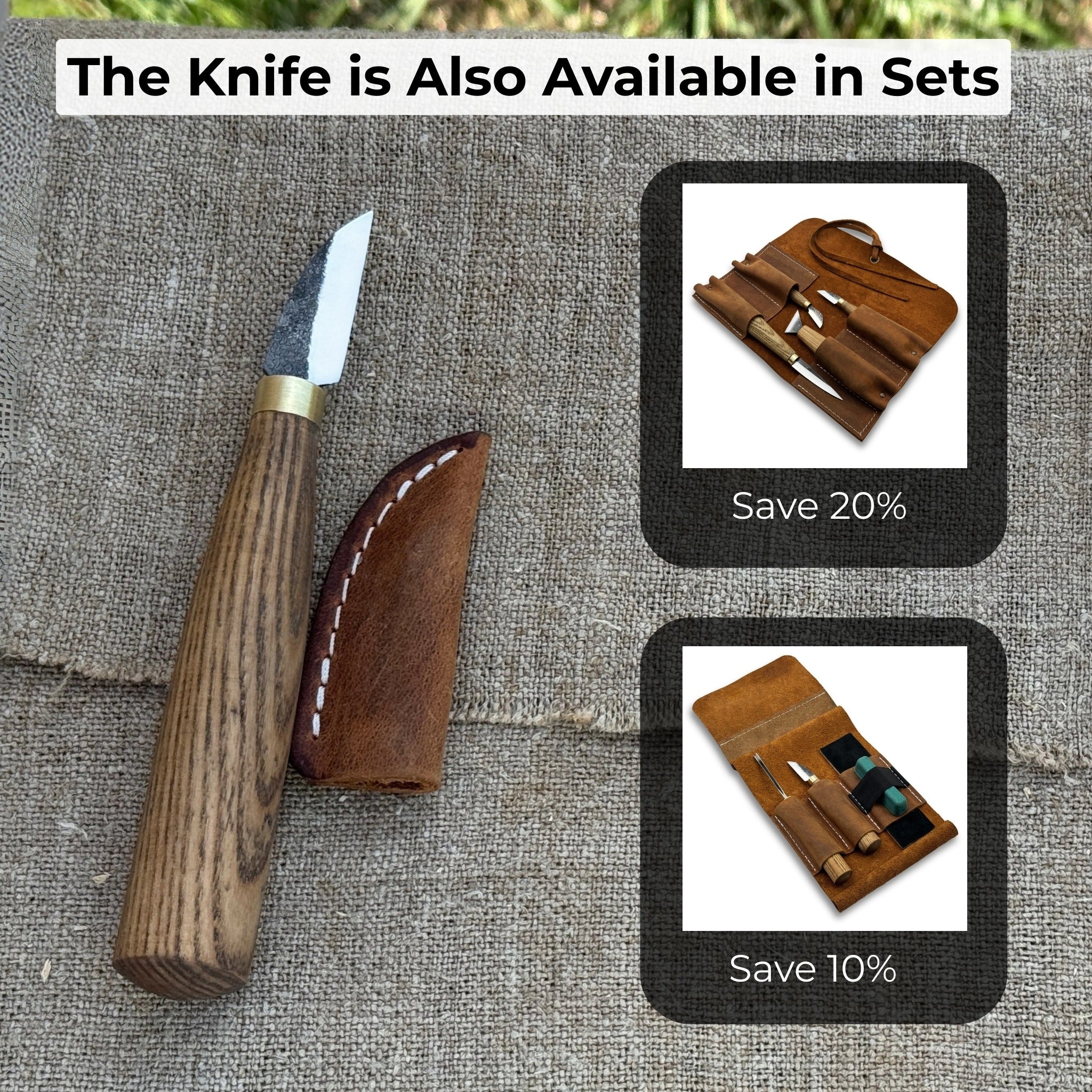 Small Chip Carving Knife, 3.5 cm (1.38 inches) - Randy's LLC