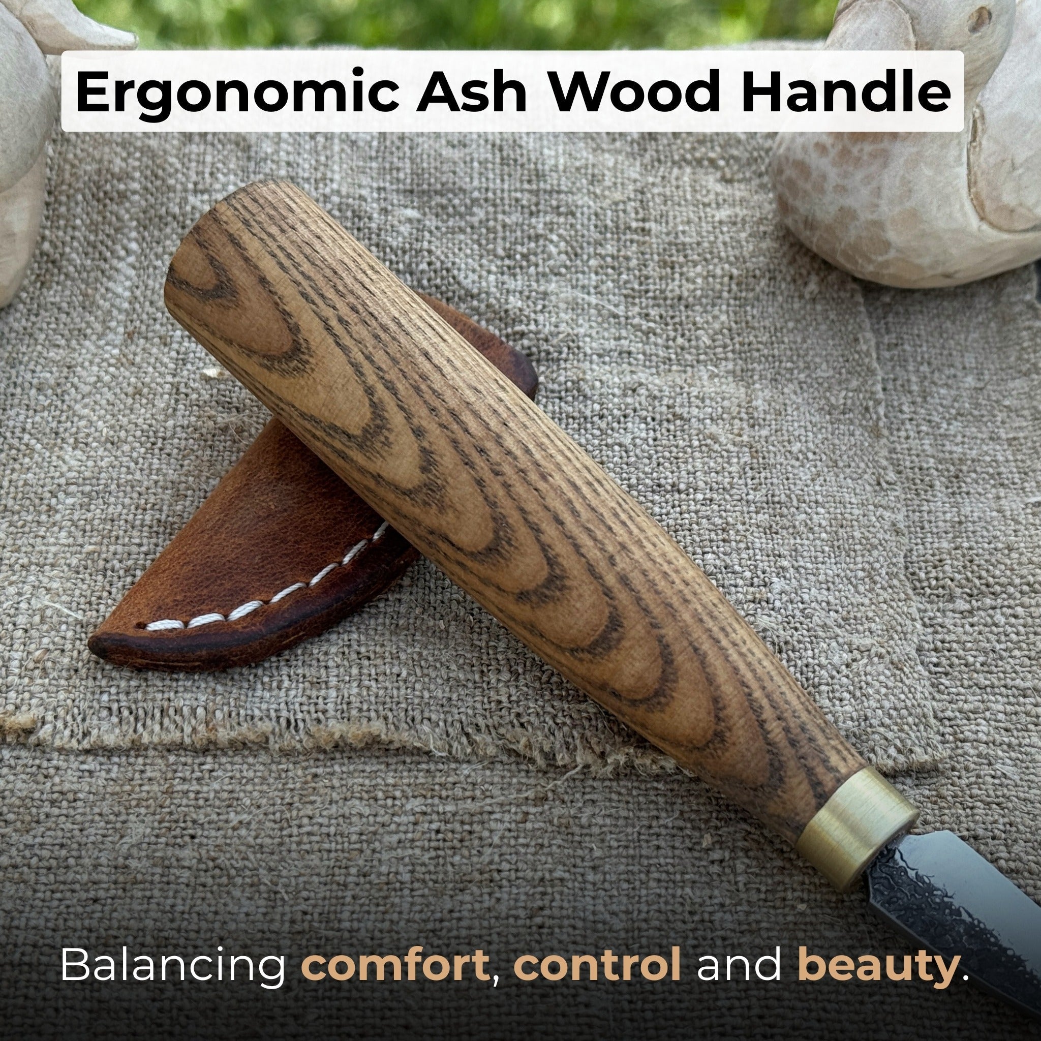 Small Chip Carving Knife, 3.5 cm (1.38 inches) - Randy's LLC