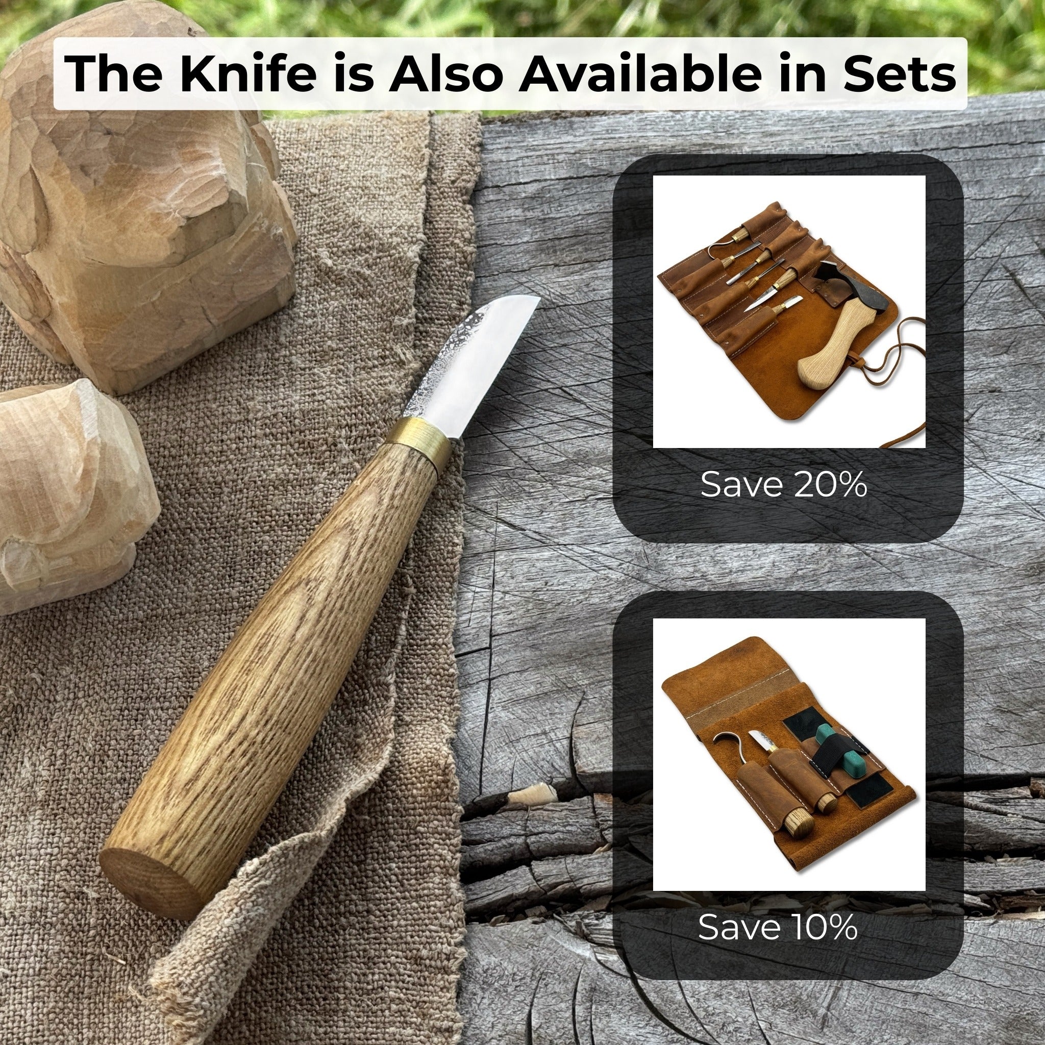 Small Chip Carving Knife, 4 cm (1.57 inches) - Randy's LLC