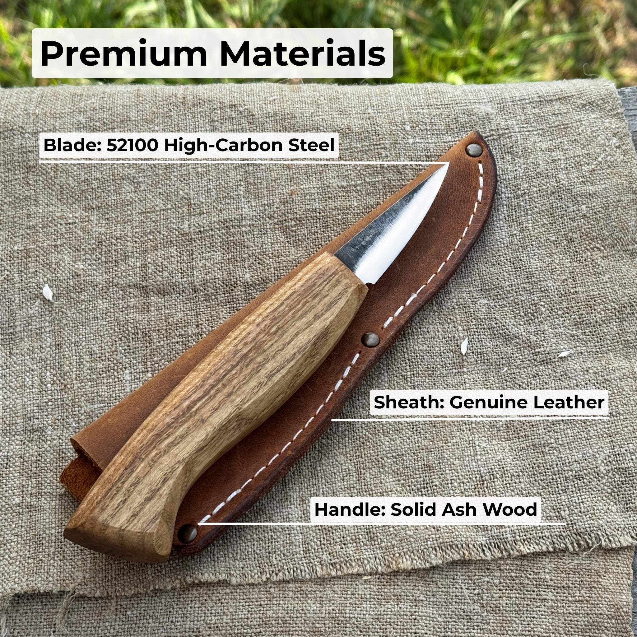 Small Sloyd Carving Knife, 5.5 cm (2.16 inches) - Randy's LLC