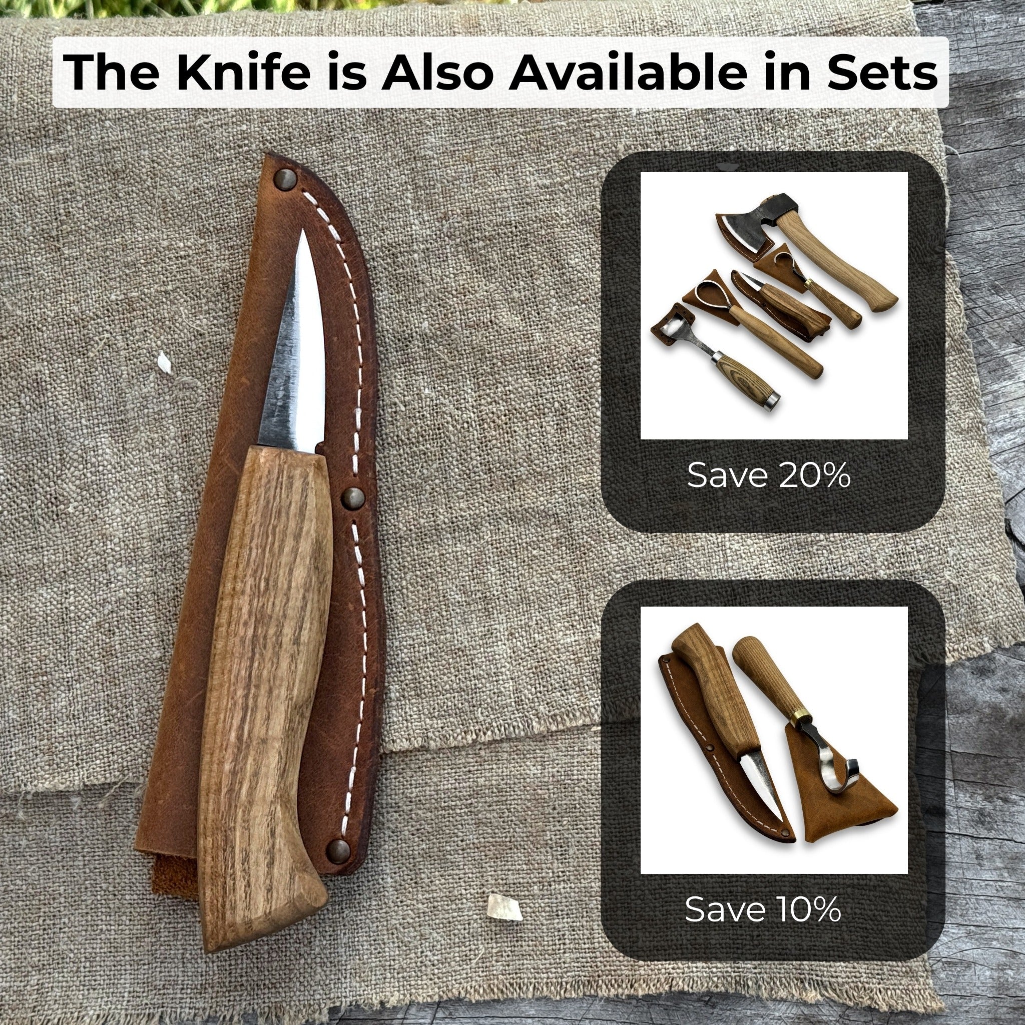 Small Sloyd Carving Knife, 5.5 cm (2.16 inches) - Randy's LLC