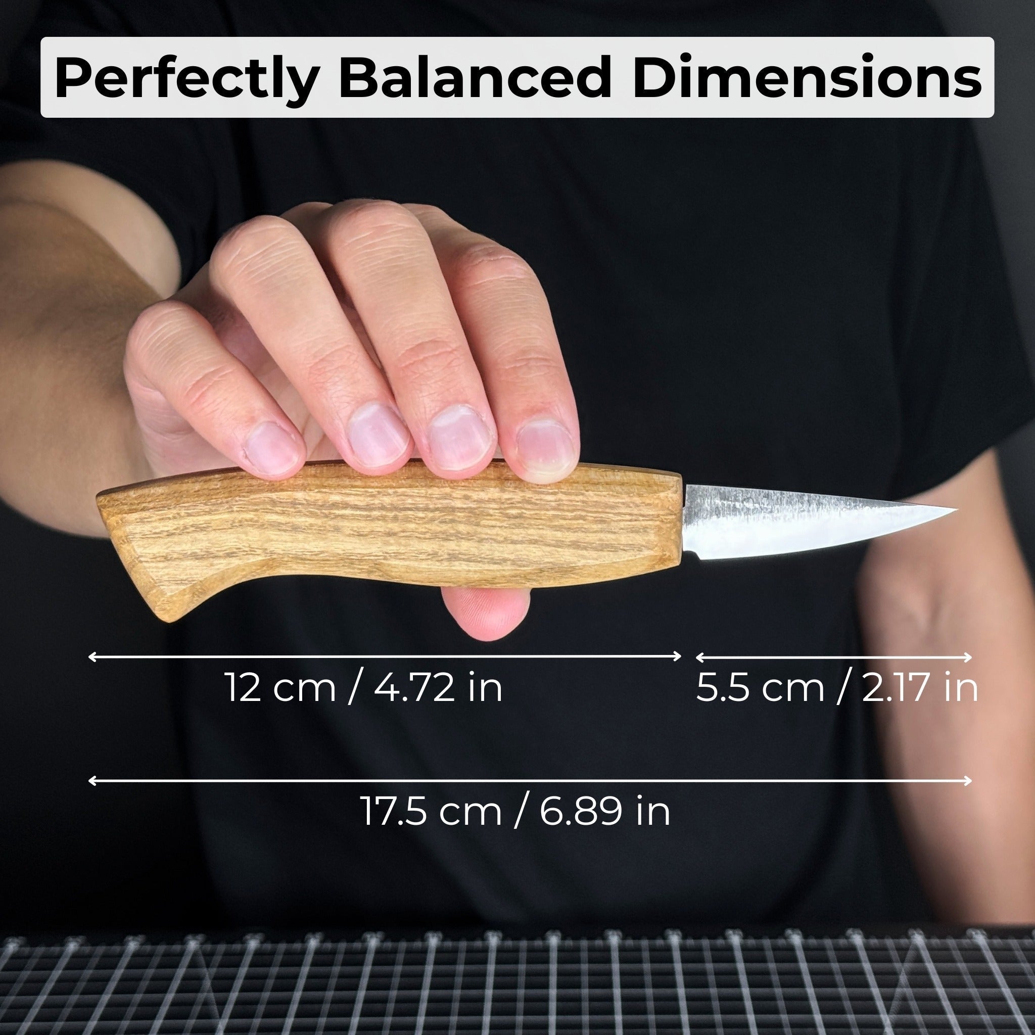 Small Sloyd Carving Knife, 5.5 cm (2.16 inches) - Randy's LLC