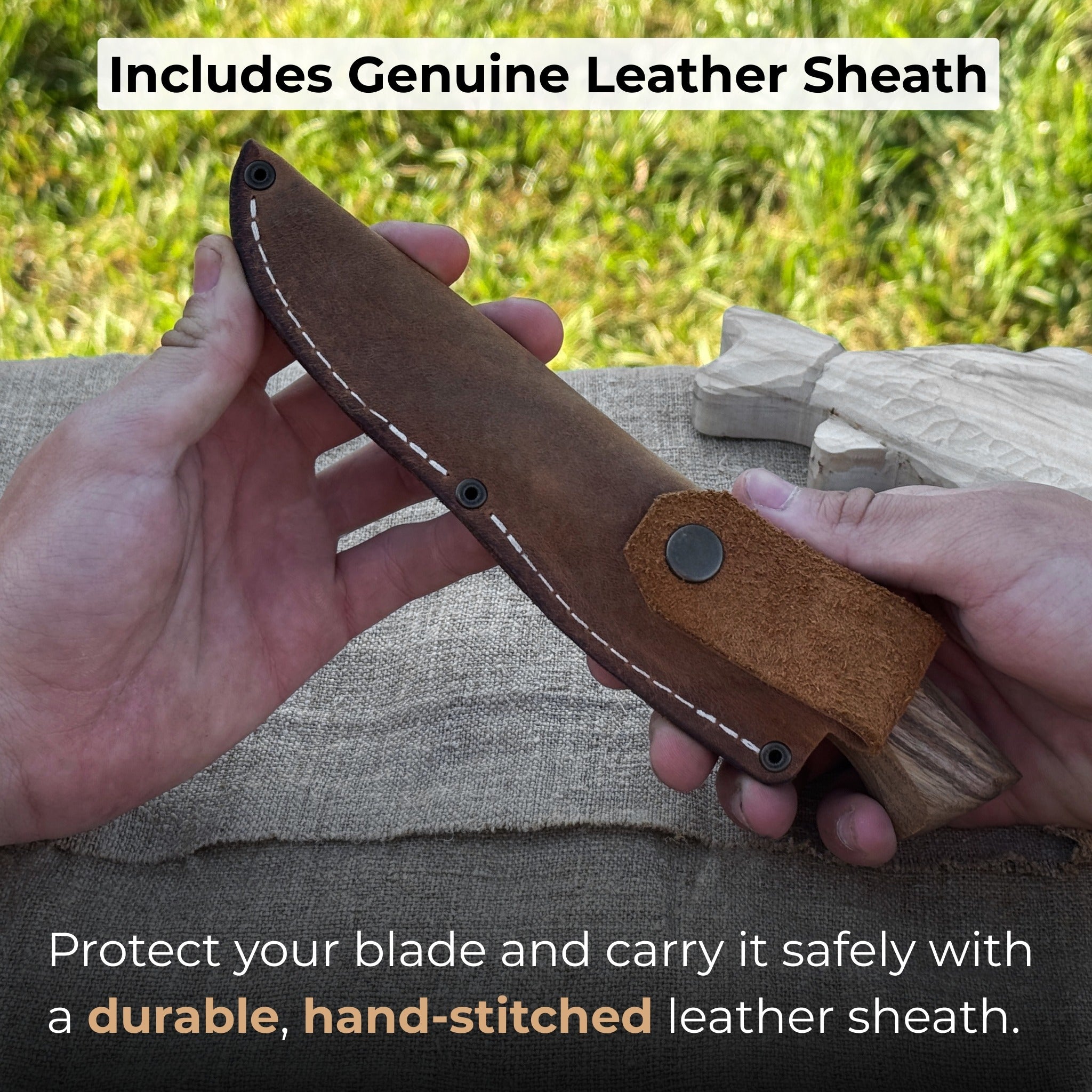 Small Sloyd Carving Knife, 5.5 cm (2.16 inches) - Randy's LLC