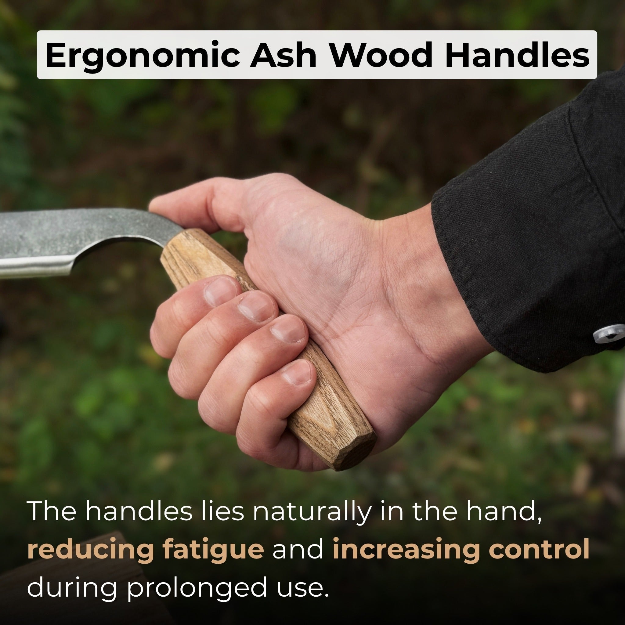 Small Straight Drawknife, 14.5 cm (5.7 inches) Cutting Edge - Randy's LLC