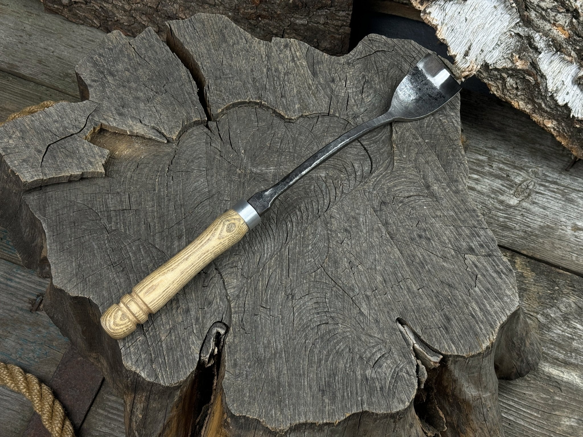 Spoon Bent Gouge, 50 - 70 mm (2 - 2.8 inches) - Randy's LLC