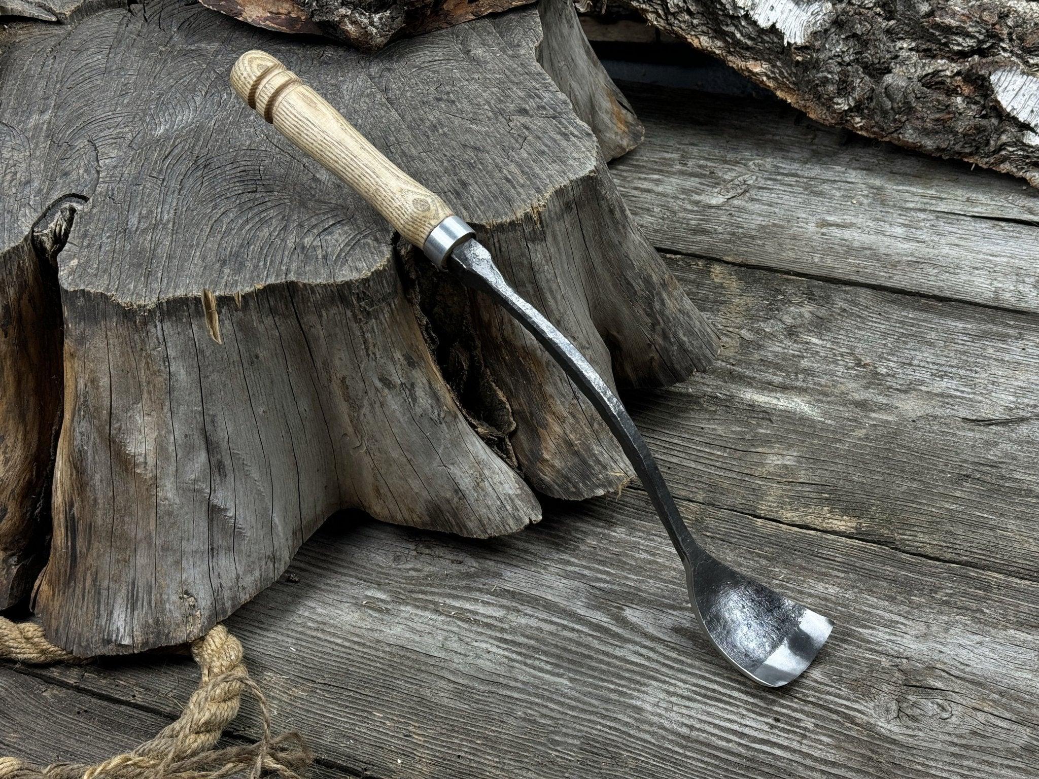 Spoon Bent Gouge, 50 - 70 mm (2 - 2.8 inches) - Randy's LLC