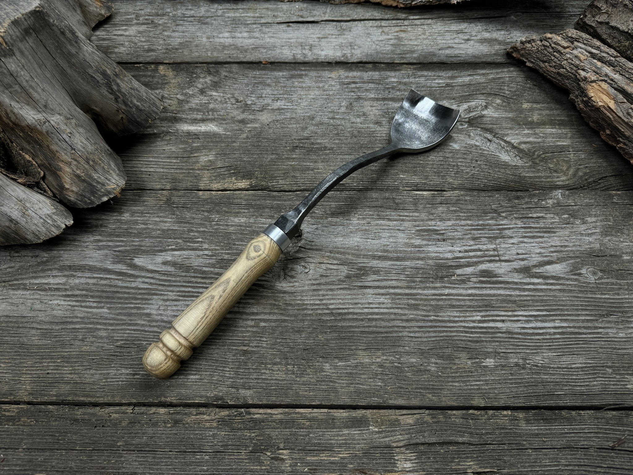 Spoon (Short) Bent Gouge, 50 - 70 mm (2 - 2.8 inches) - Randy's LLC