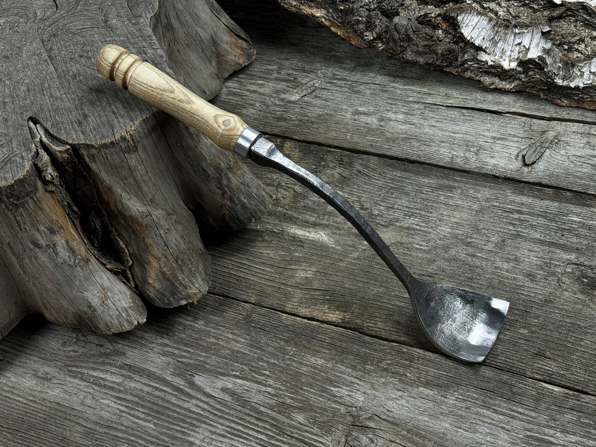 Spoon (Short) Bent Gouge, 50 - 70 mm (2 - 2.8 inches) - Randy's LLC