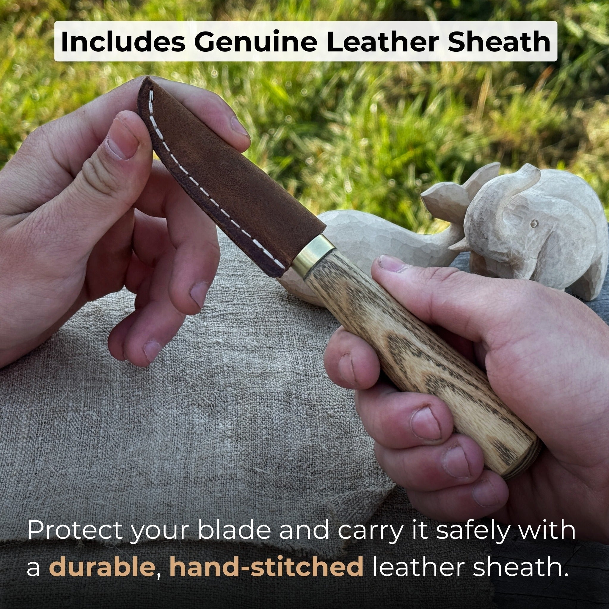 Whittling Sloyd Knife, 7.5 cm (2.95 inches) - Randy's LLC