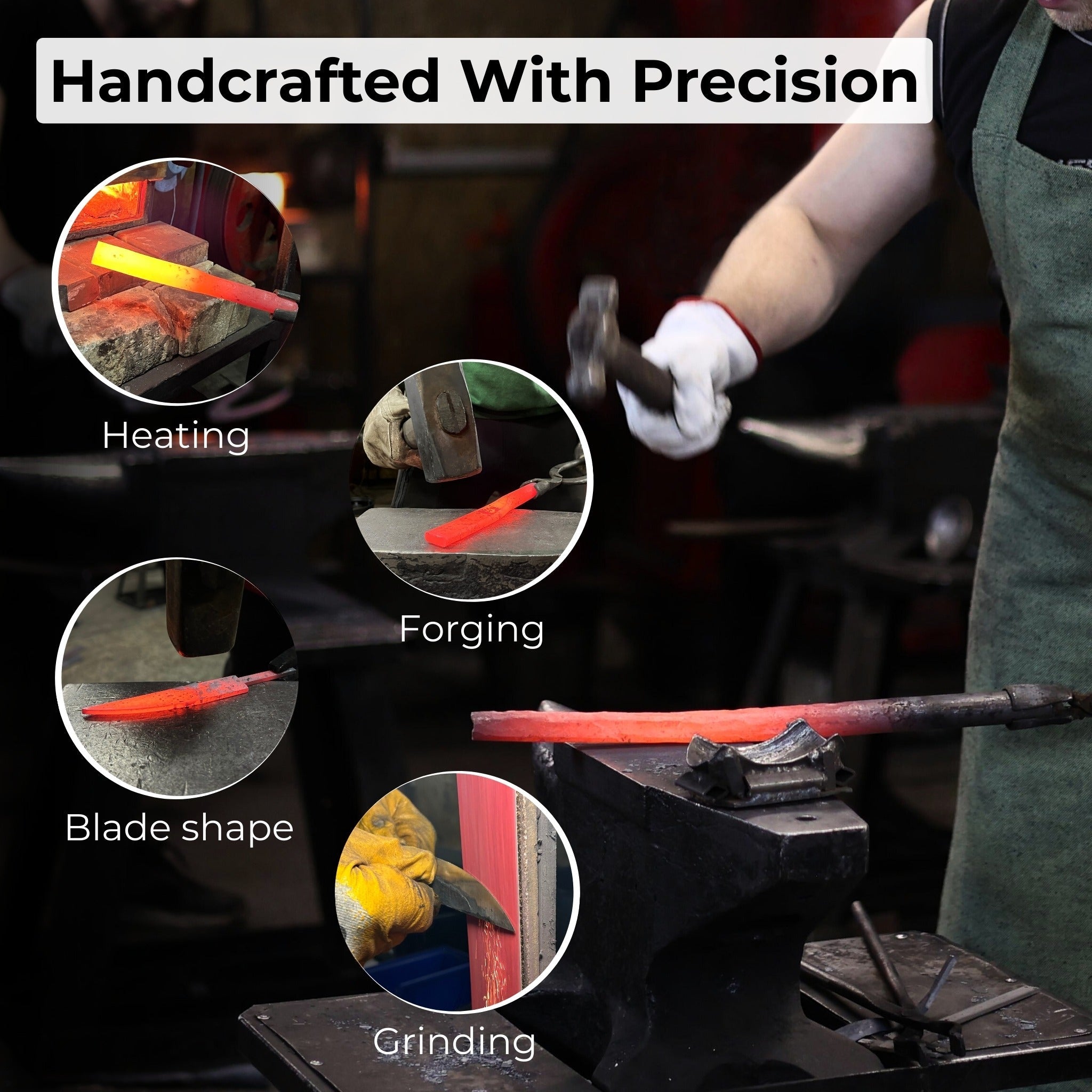 Whittling Sloyd Knife with Leather Sheath, 10 cm (3.94 inches) - Randy's LLC