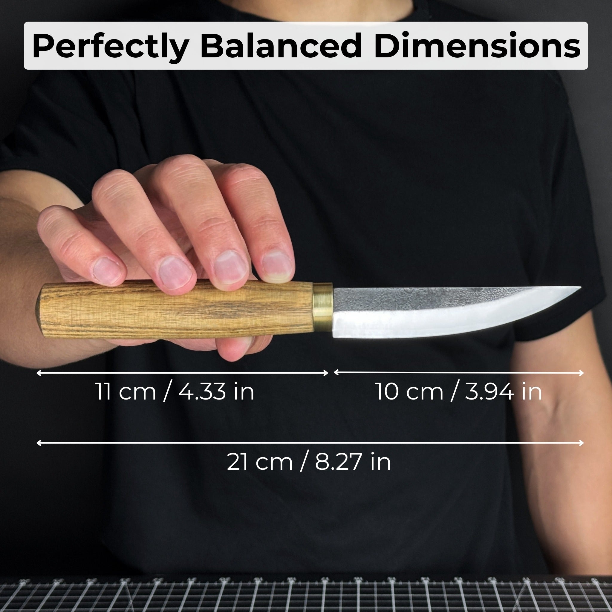 Whittling Sloyd Knife with Leather Sheath, 10 cm (3.94 inches) - Randy's LLC