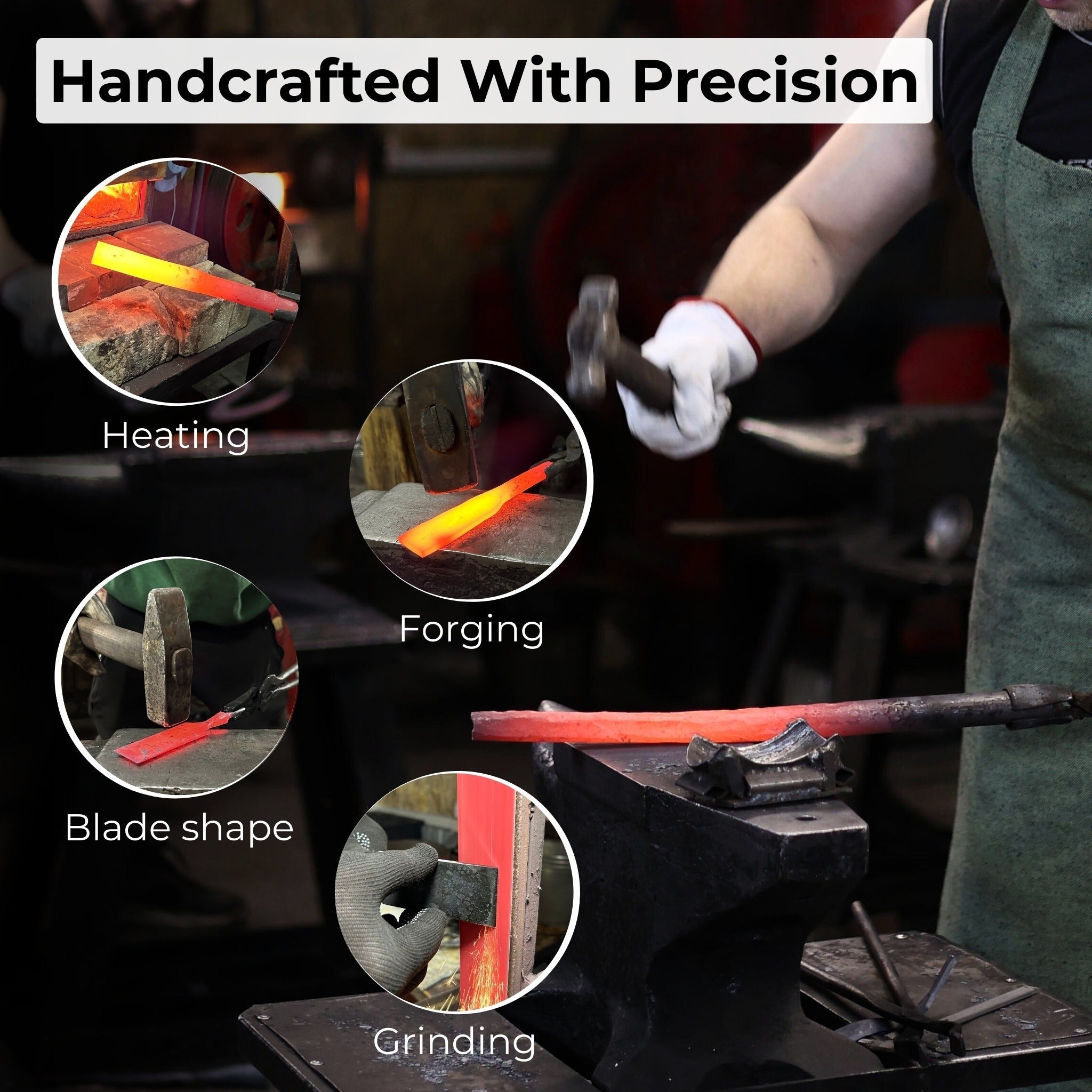 Wood Carving Chisel, 10 - 50 mm (0.39 - 1.97 inches) - Randy's LLC