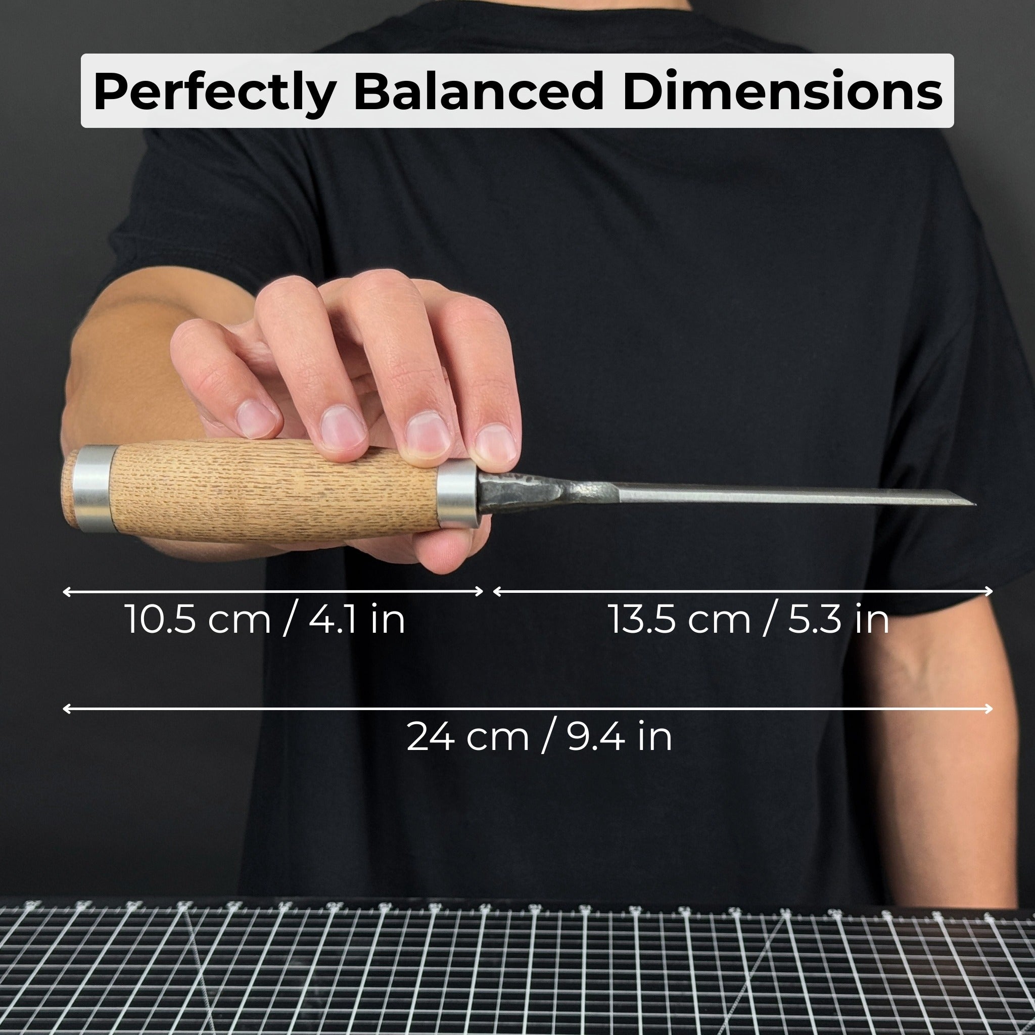 Wood Carving Chisel, 10 - 50 mm (0.39 - 1.97 inches) - Randy's LLC
