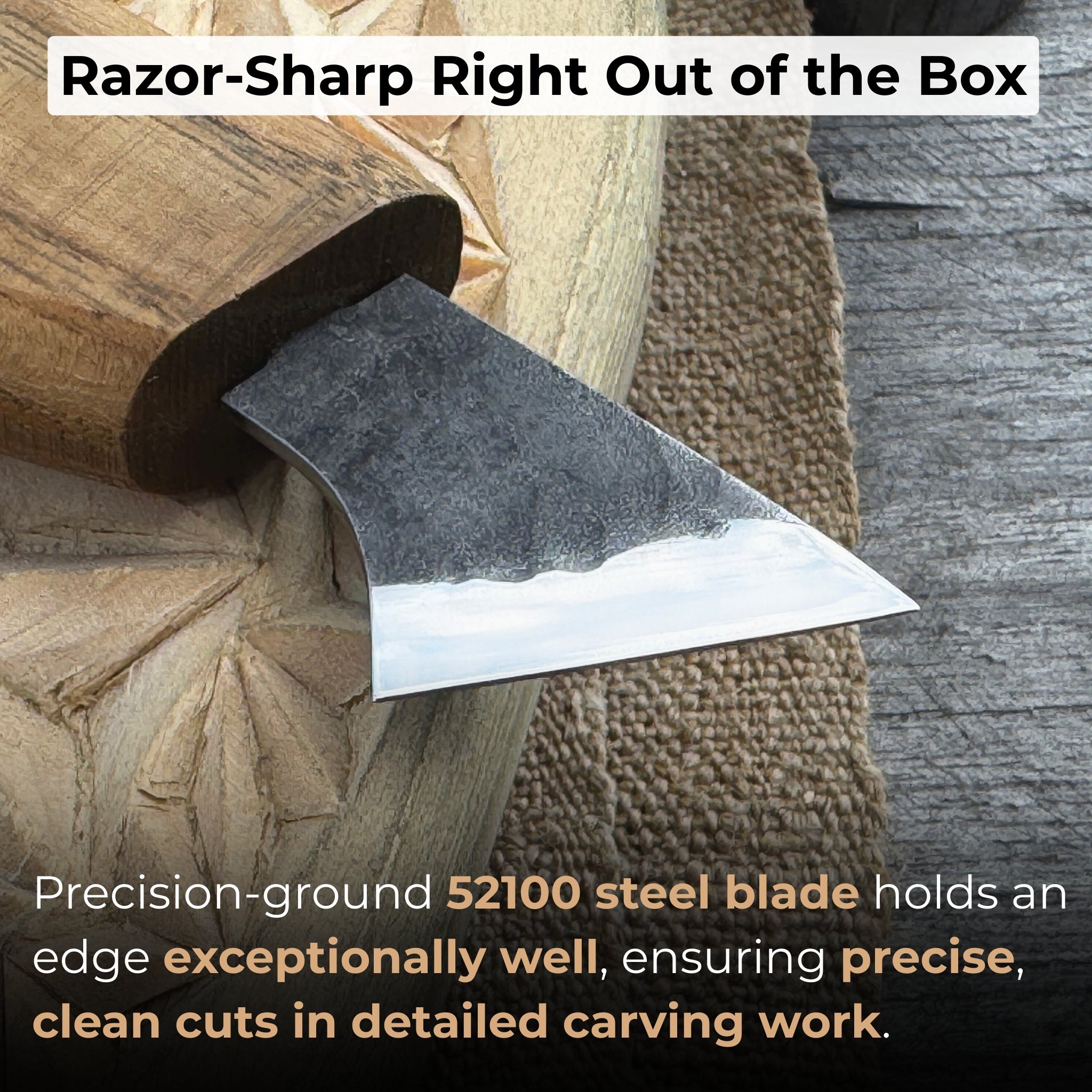 Wood Carving Knife, 2.5 cm (1 inch) - Randy's LLC