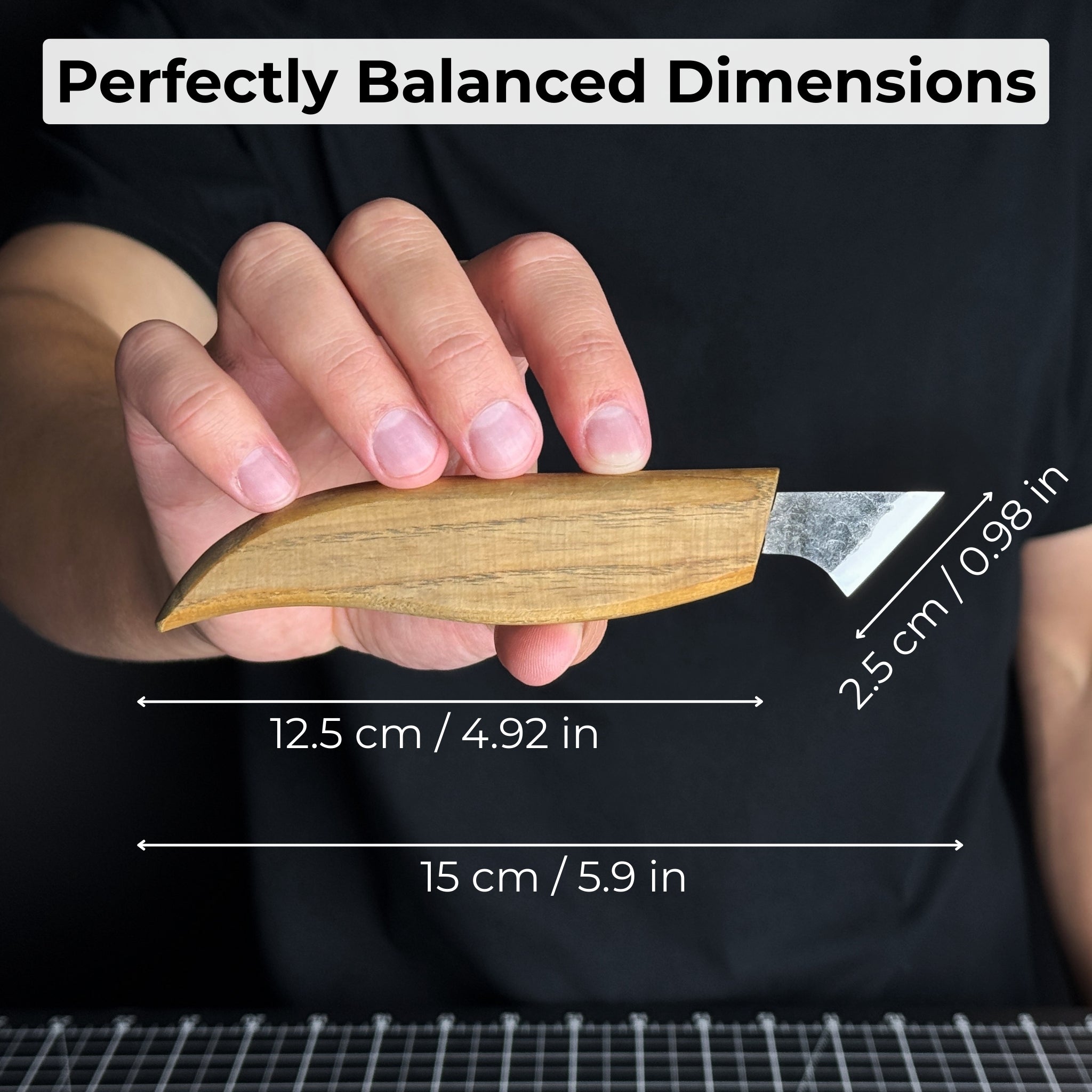Wood Carving Knife, 2.5 cm (1 inch) - Randy's LLC
