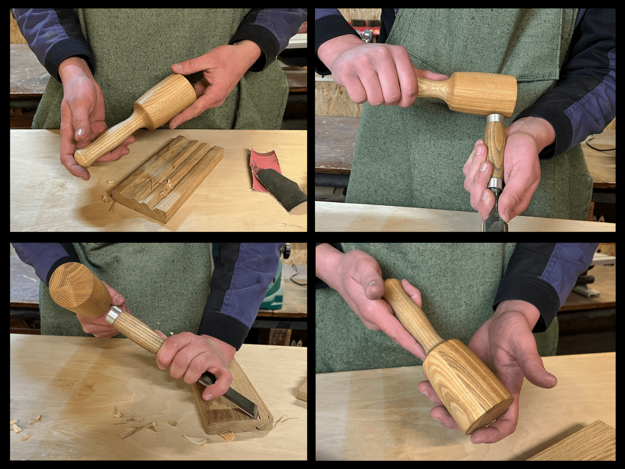 Quiet 7 oz. Wooden Mallet (Mallet Tool) - Randy's LLC