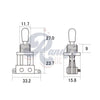 Switchcraft 3-Way Toggle Switch (Straight/Short) - Fits Gibson® ES®