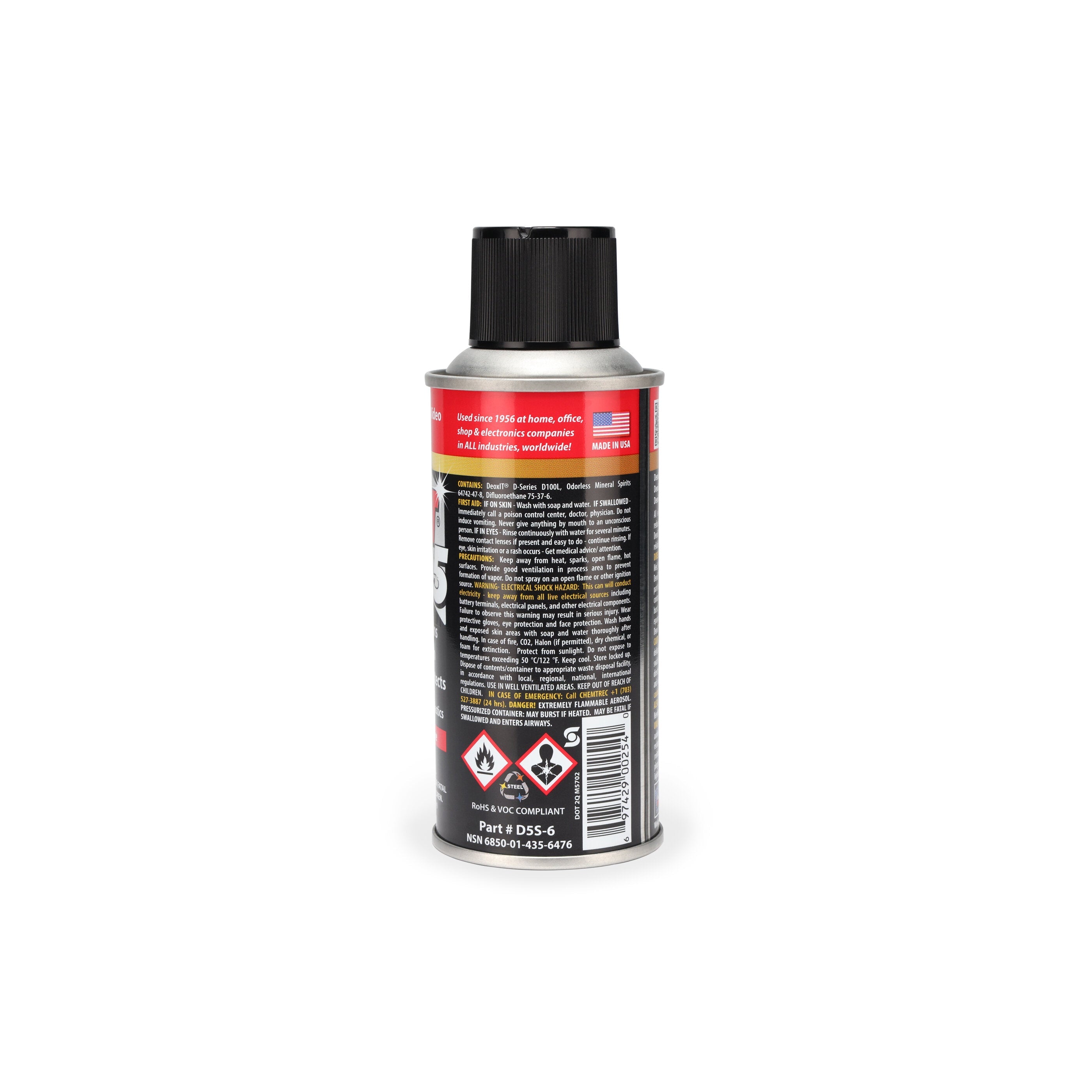 DeoxIT® D5 Spray for Scratchy Pots