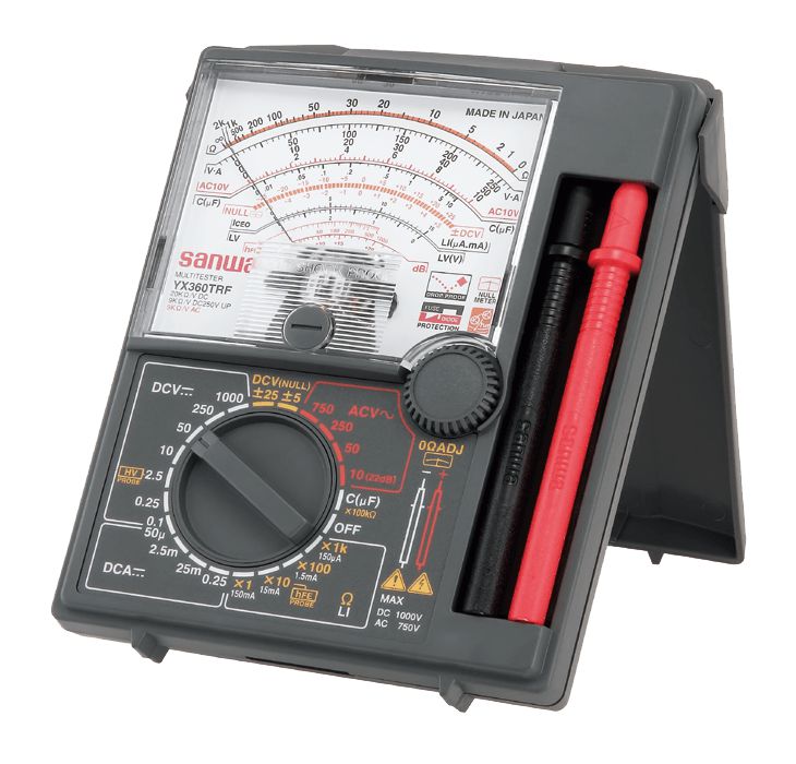 YX360TRF Analog Multimeter w/ Built-In Case - Randy's LLC